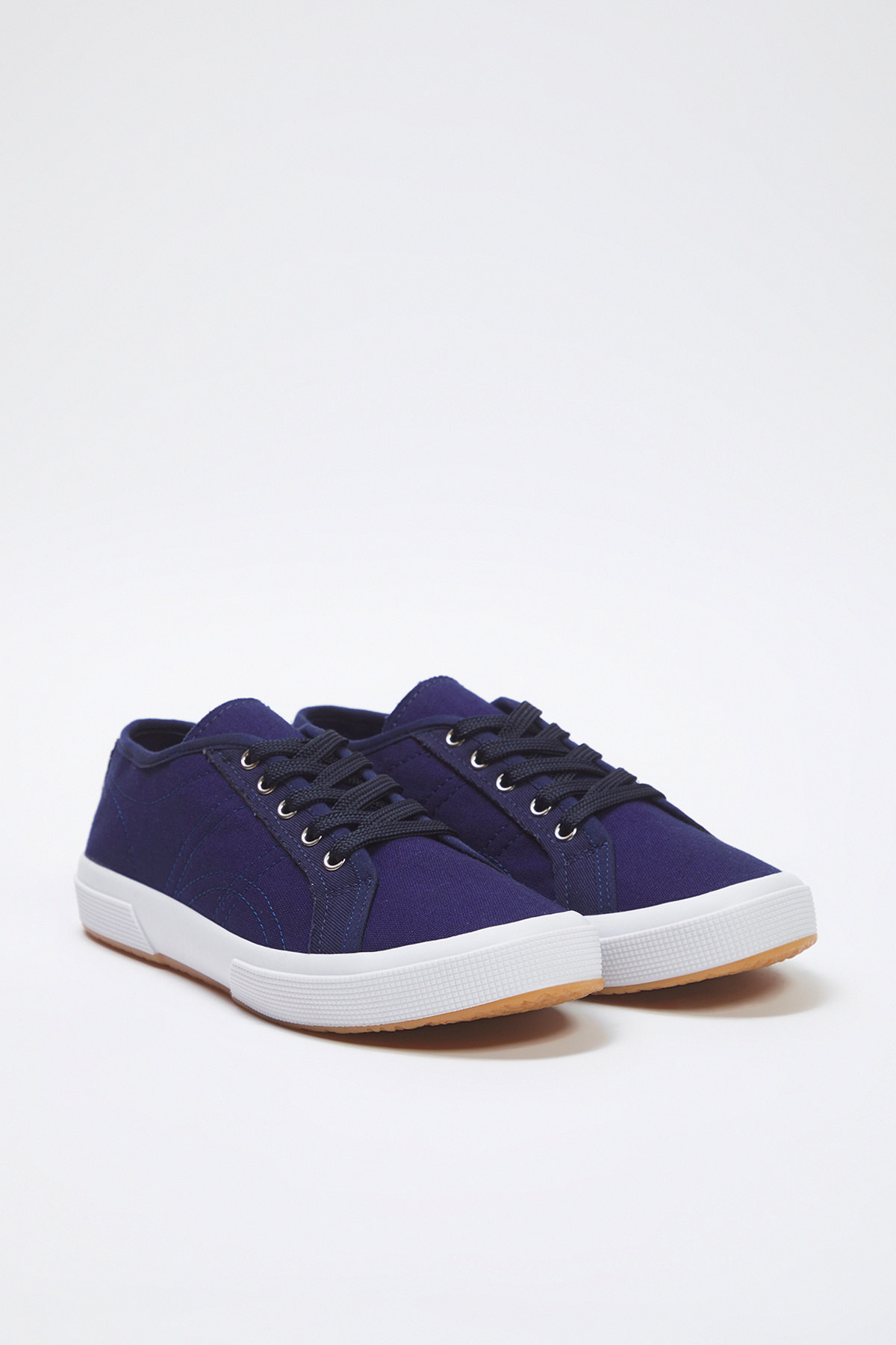 TRENDYOL SHOES-Dunkelblaue Unisex-Schnürsneaker TAKSS25SN00056 4