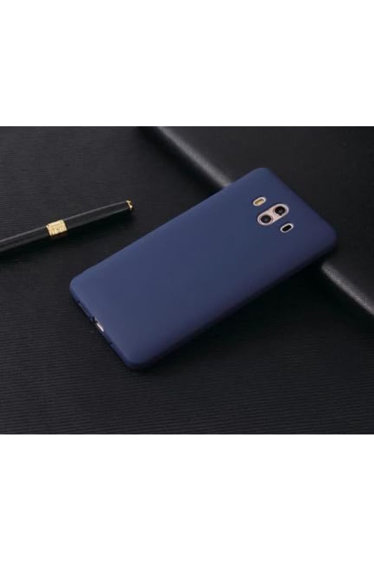 mazıdağı mazzıdağ Mate 10 Uyumlu Sert Rubber Silikon Kılıf (Mavi) new store 1133631