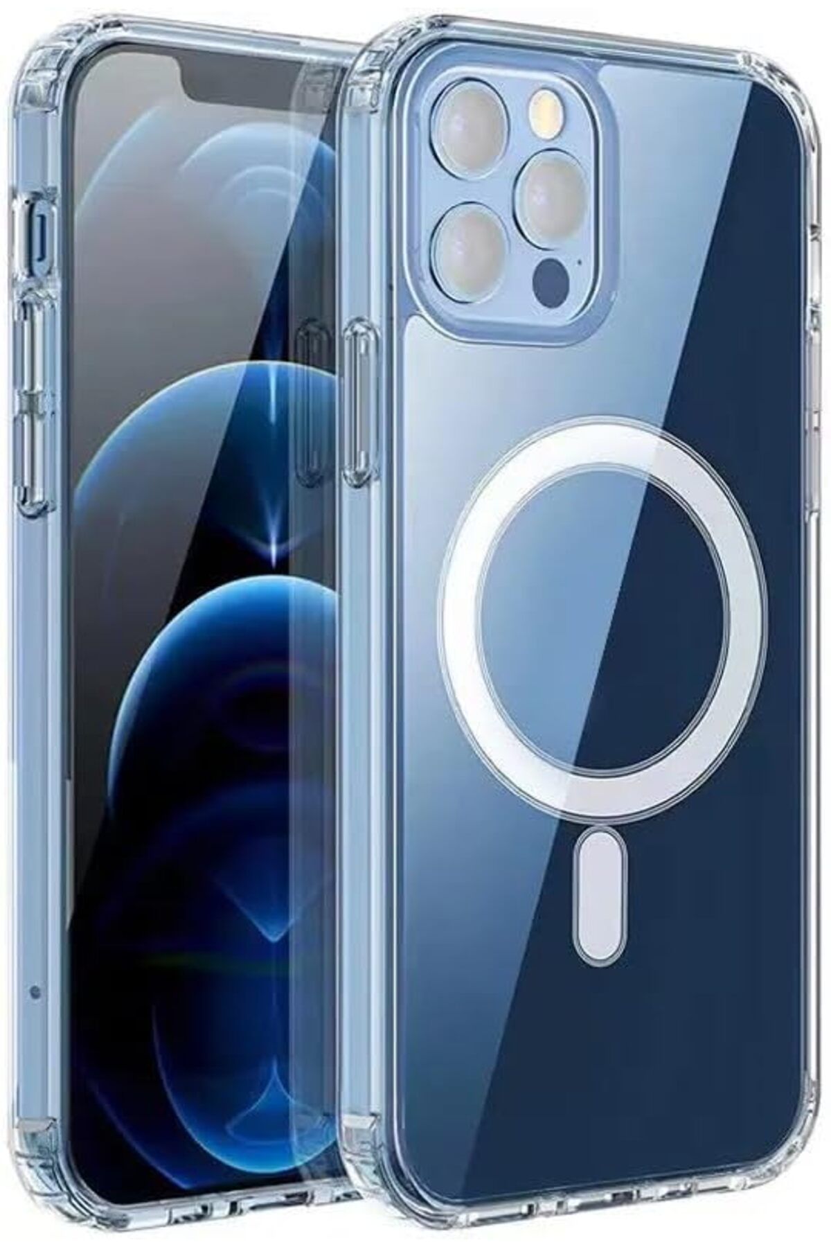 mazıdağı mazzıdağ GİYİM & AKSESUAR iphone 12 ve 12 Pro (6.1) inç İle Uyumlu Kablosuz Şarj Destekli