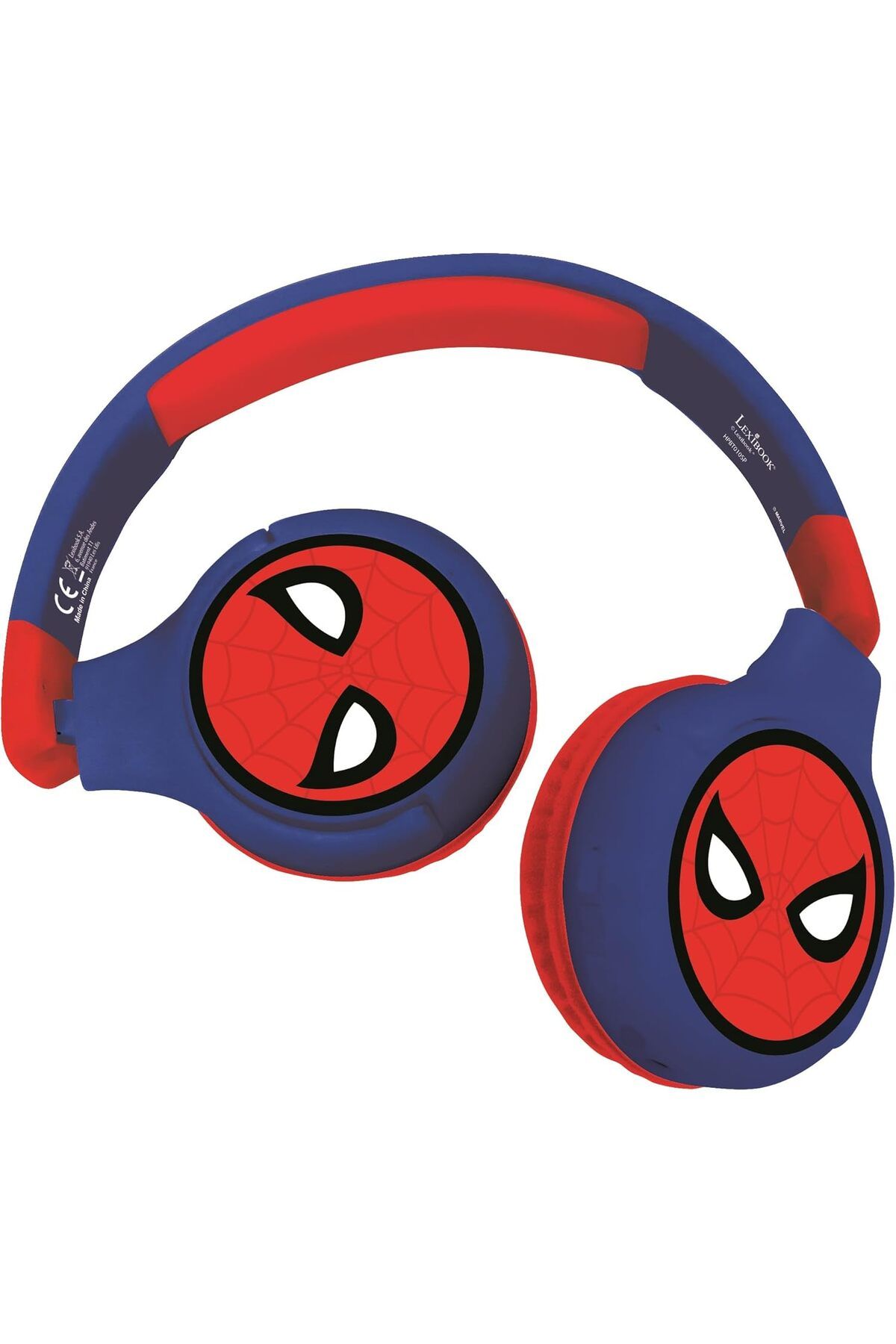 KDROĞLU Spiderman 2-in-1 Bluetooth Stereo Kids Headset, Kablosuz, Kablolu, Limited Sound, Foldab