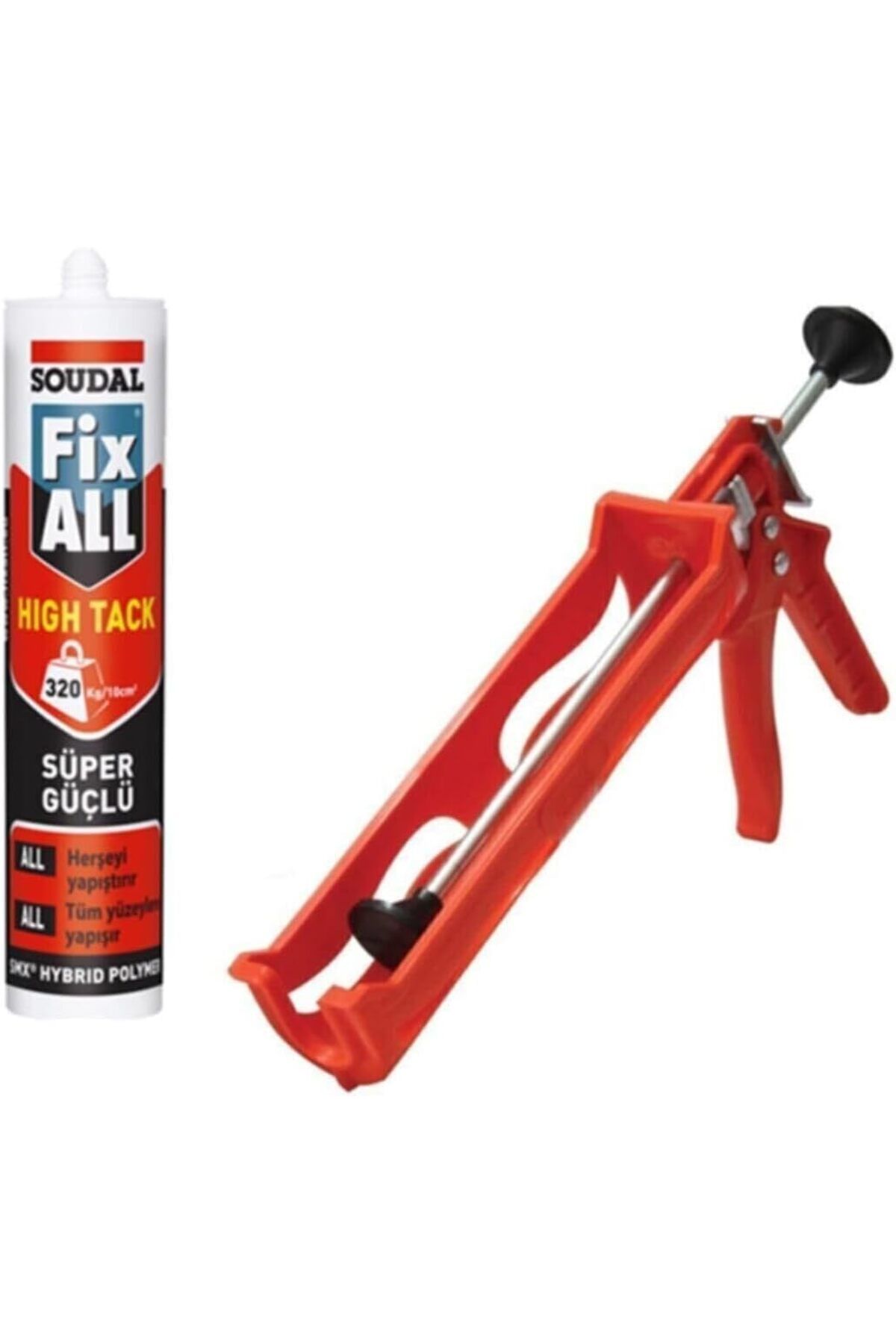 STOREMAX ekn Fixall Hıgh Tack Montaj Silikonu, Korniş Yapıştırıcı 290 Ml Beyaz Silikon Tabancası nci