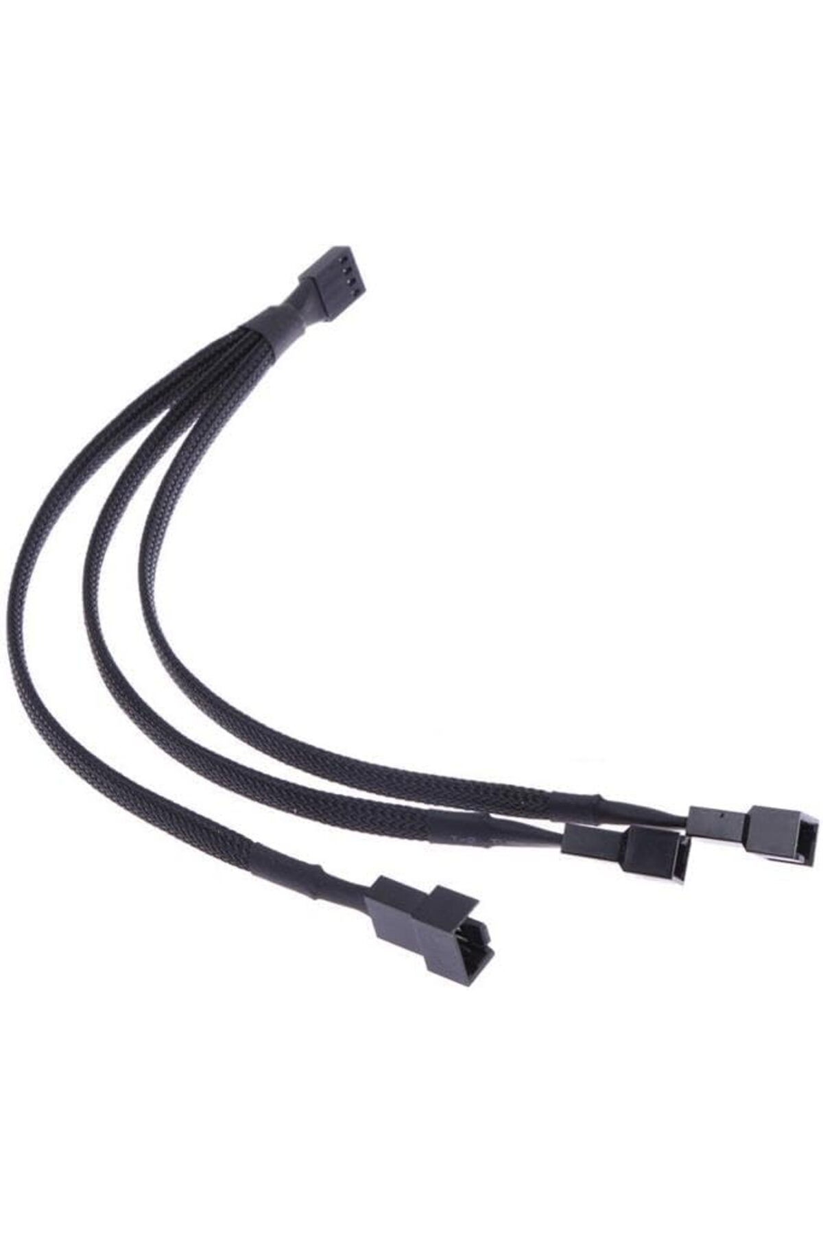 KDROĞLU plamystical 5353 3'lü Fan Çoklayıcı 3 Port Y Pwm 4 Pin Splitter Çoklayıcı Switch Örgülü Ka