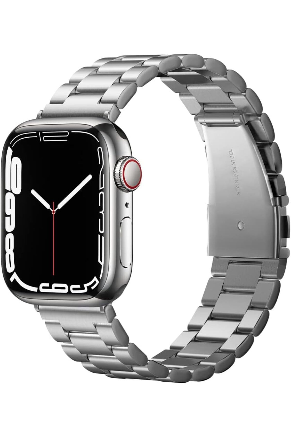 mazıdağı mazzıdağ Watch 44mm / 42mm (Seri 1/2/3/4/5/6/SE ile Uyumlu) Kayış Modern Fit Silver - 062MP25404