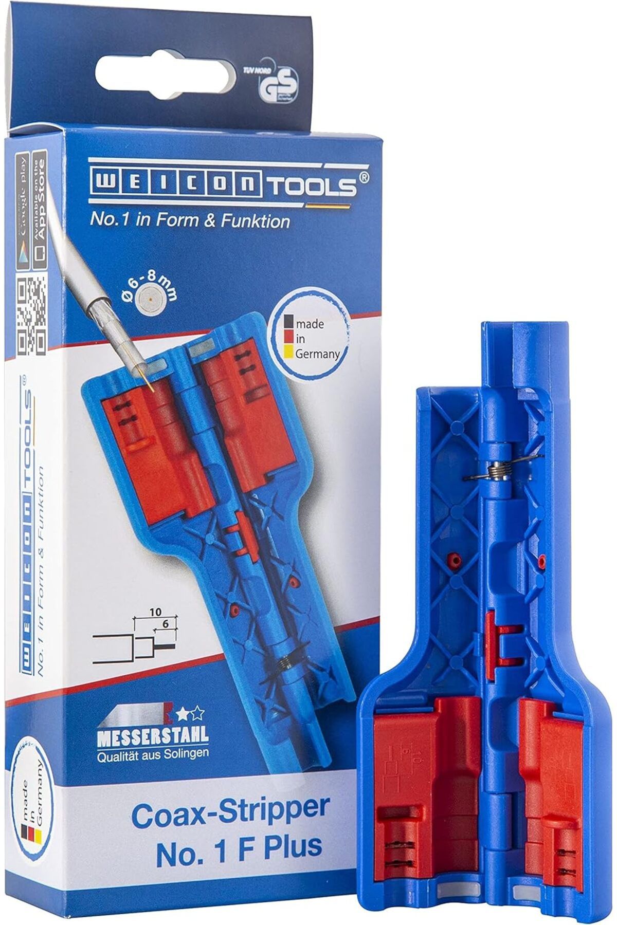mazıdağı mazzıdağ Tools Coax-Sıyırıcı No. 1 F Plus F Vidalı Konnektör İçin | Koaksiyel Kablolar, An