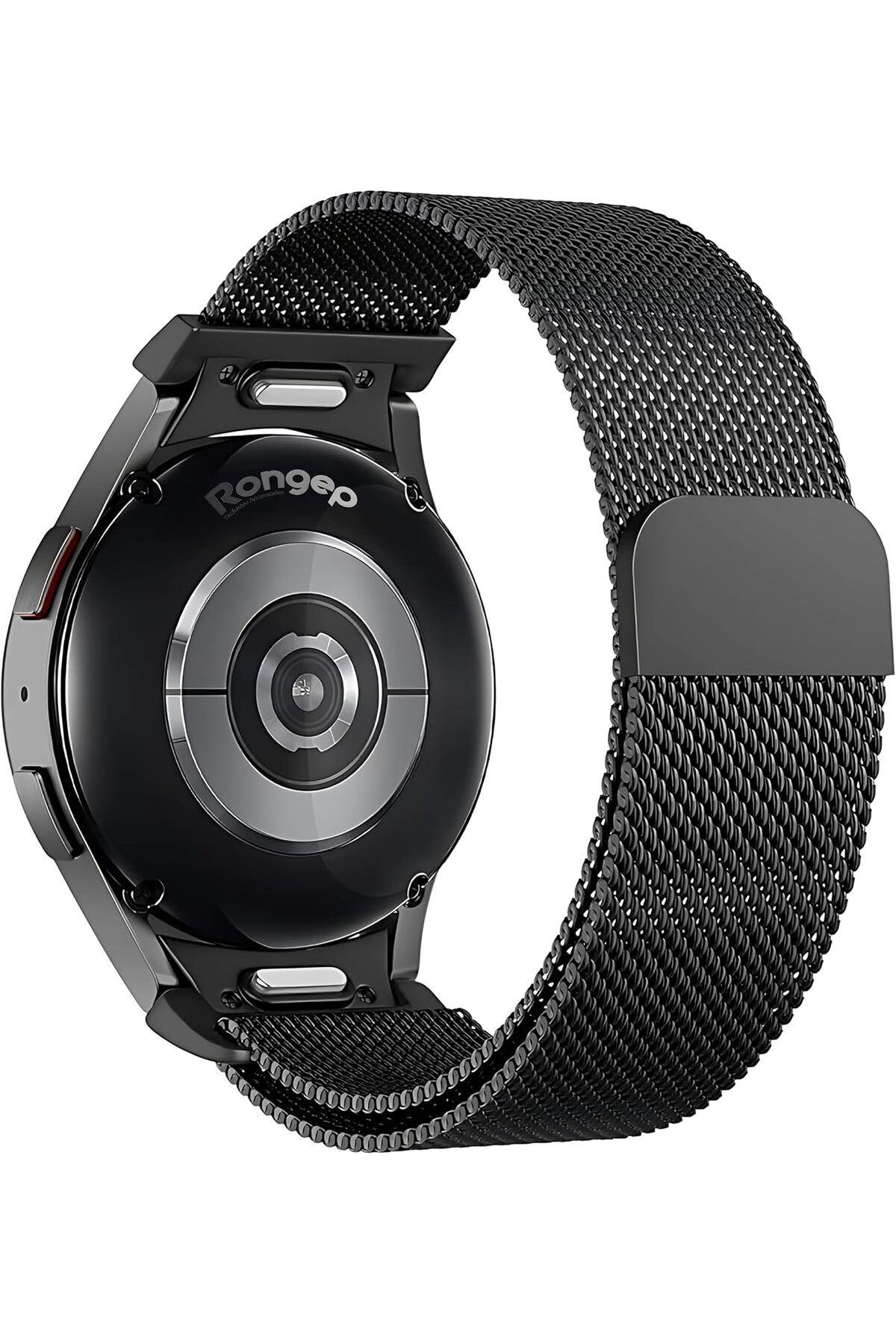 mazıdağı mazzıdağ One Click 20mm Metal Hasır Kordon ile Uyumlu Galaxy Watch FE/7/6/5/4 Serisi İçin Many