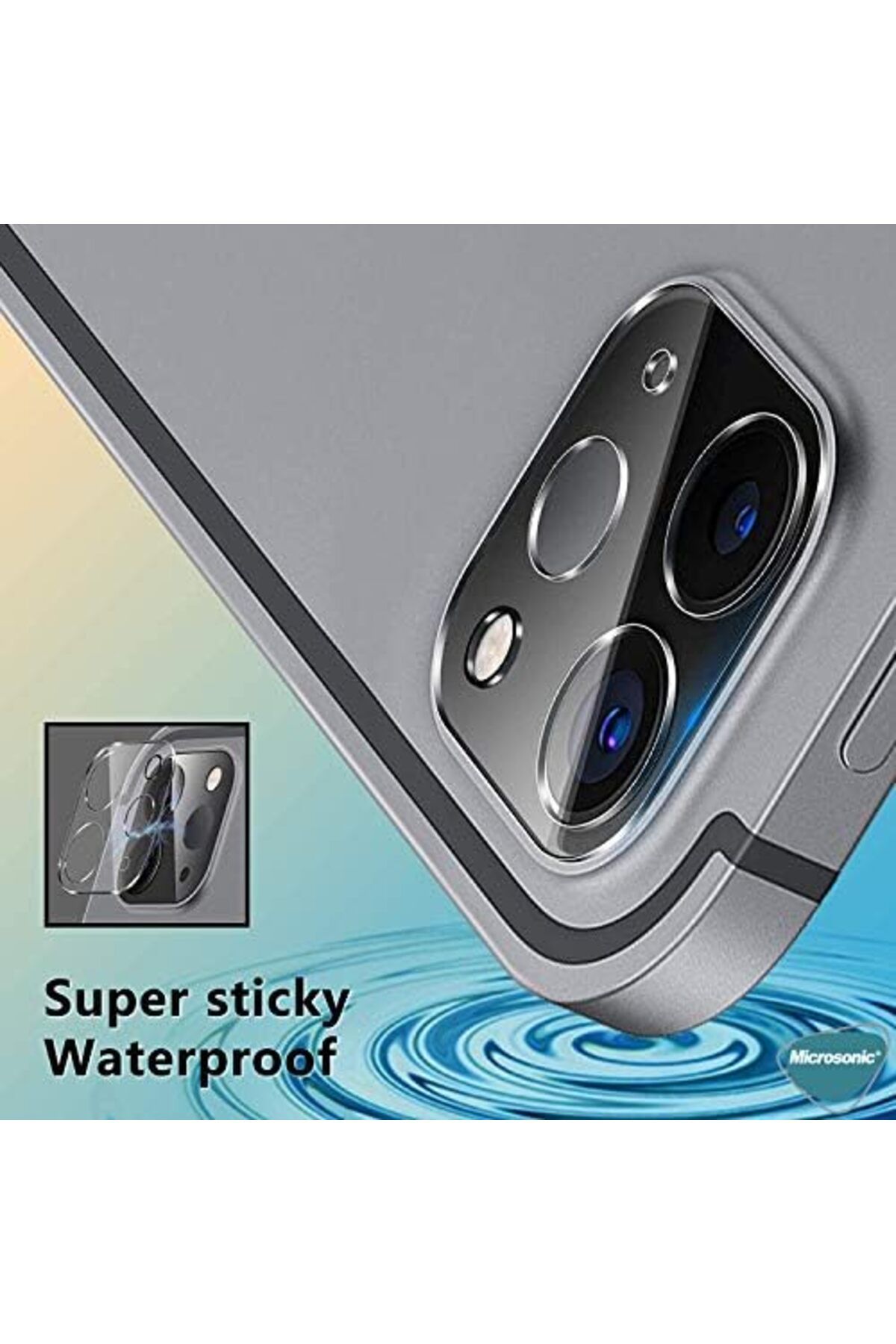 MEGOBİNE WHERE iPad Pro 11 2024 (A2836-A2837) Kamera Lens Koruma Camı [iPad Pro 11 2024 ile Uyumlu Ekran Kor