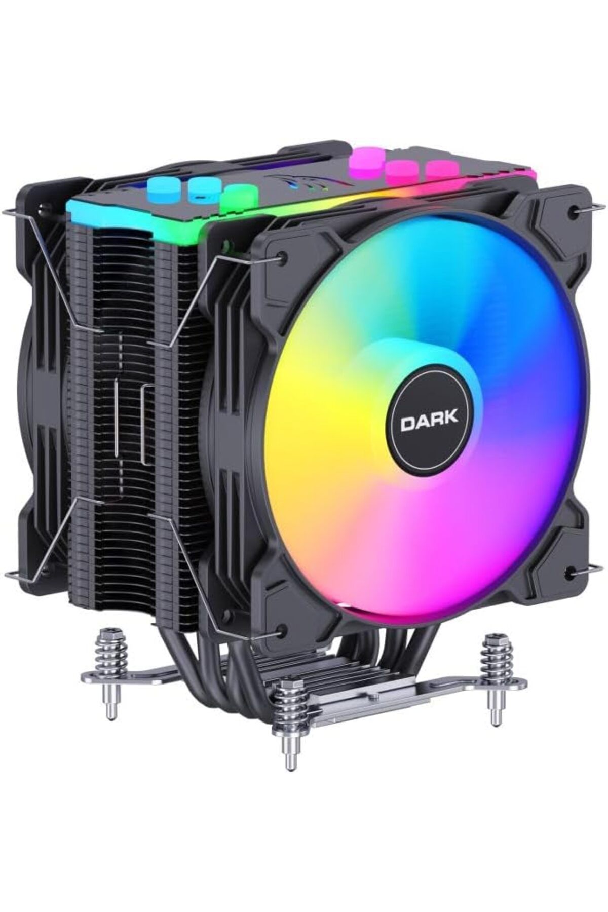ÇAĞUR KDROGLU Freezer X129 2xAddresseble RGB LED Fanlı Kule Tipi Soğutucu (DKCCX129) YENİ 1109945