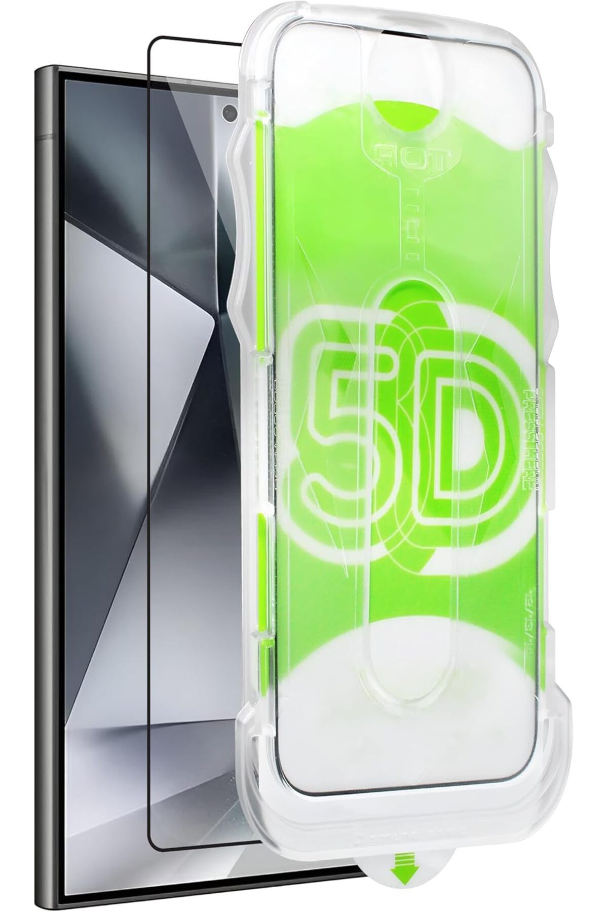 DERİK dsr Galaxy S24 Ultra ile Uyumlu Otomatik Hizalama ve Toz Toplama Özellikli Ekstra Güçlendirilmiş