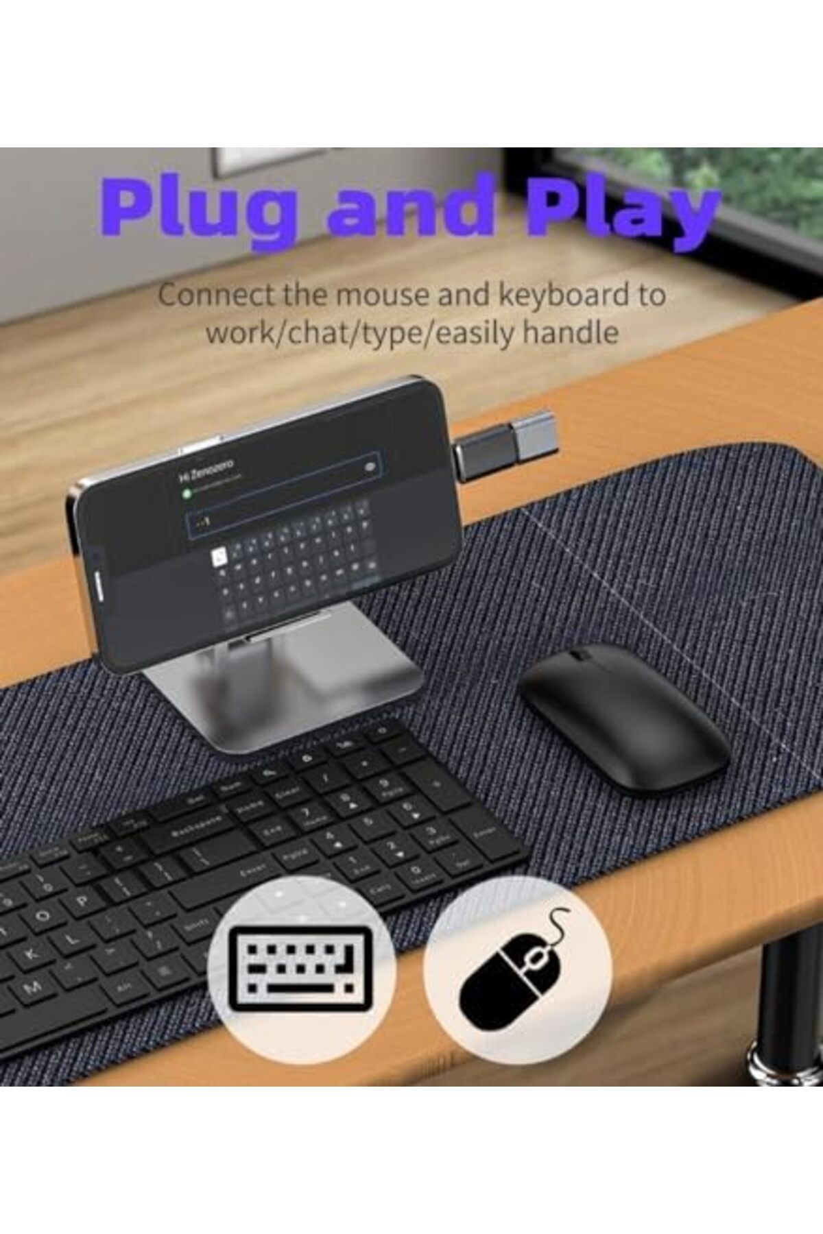 KDROĞLU GEÇMEZ Lightning Erkek - USB Dişi OTG Adaptör: 14 13 12 11 Pro Max Xr X Xs Se 7 8 Artı iPad ile