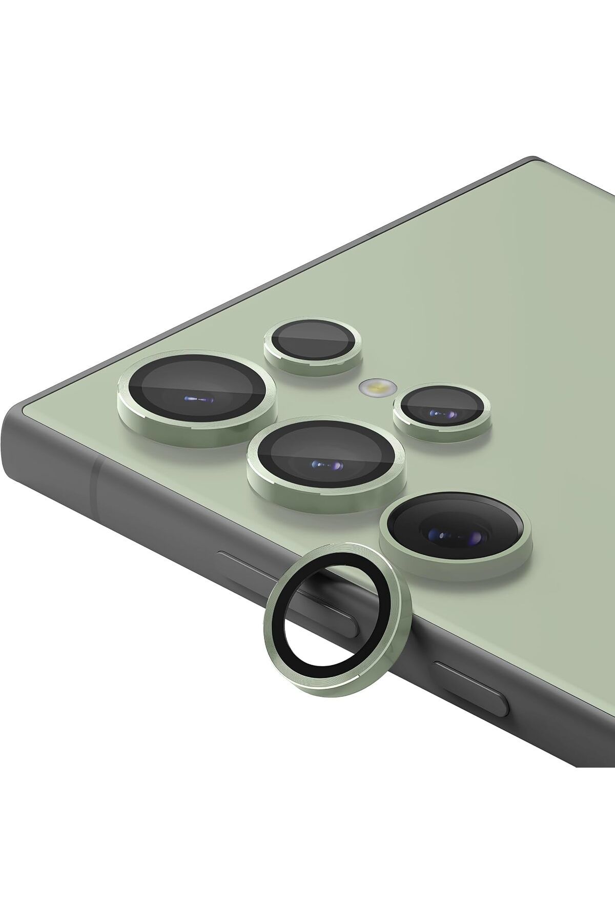 mazıdağı mazzıdağ Galaxy S24 Ultra İçin Kamera Lens Koruyucu 9h Sertlik Ekstra Güçlü Çizilme ve Darbe