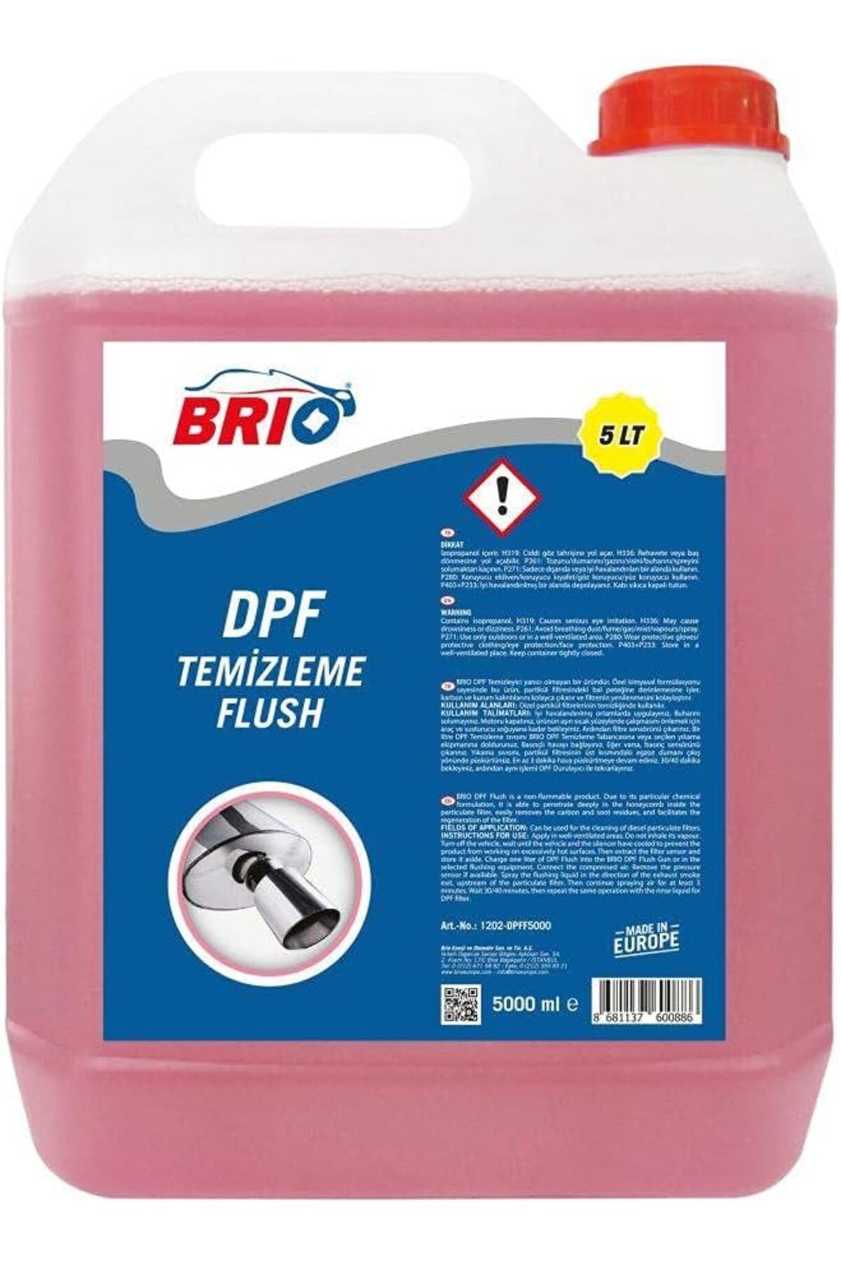 ÇAĞUR YENİİ DPF TEMİZLEME 5 L Desingstore 1099594