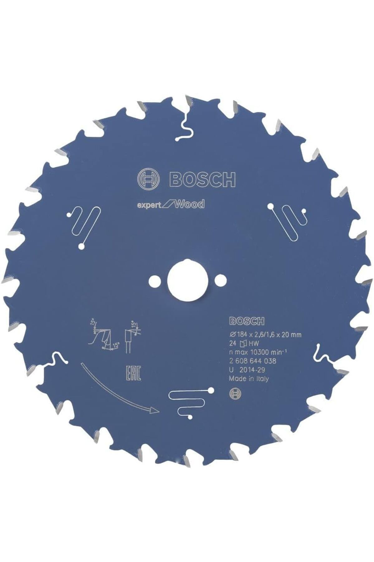 DERİK dsr Expert for Wood 184 * 20 mm 24 Diş hrn 1122015