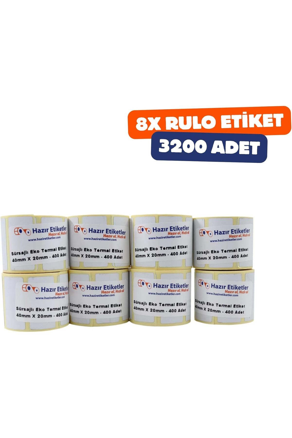 KDROĞLU plamystical etiketler , hazır al hızlı al Eko Termal Etiket(Sürsajlı) 40mm x 20mm Toplam 3200 A