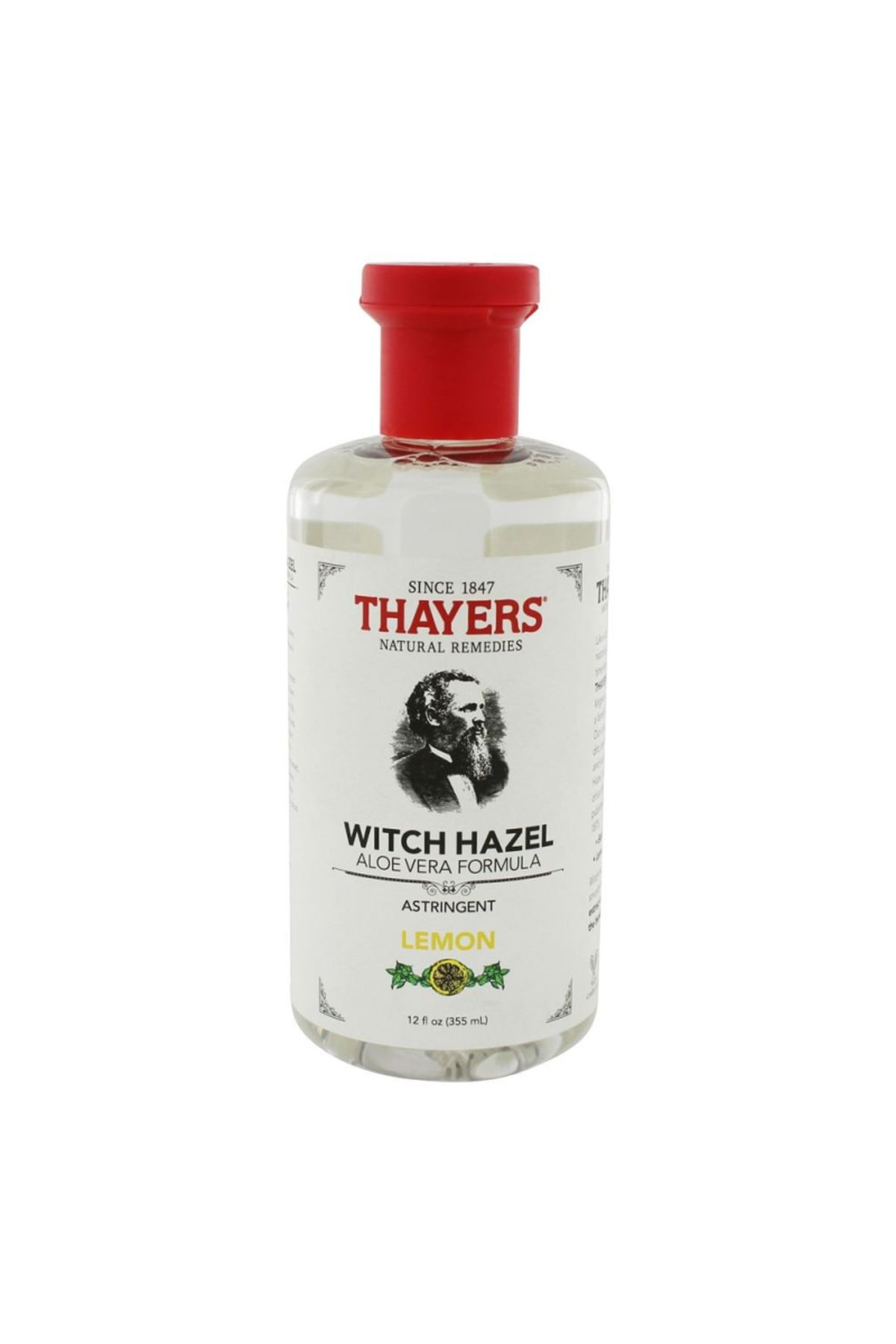 Thayers-Witch Hazel Lemon Cleanse With Aloe Vera Lemon Astringent - 355 ml 1