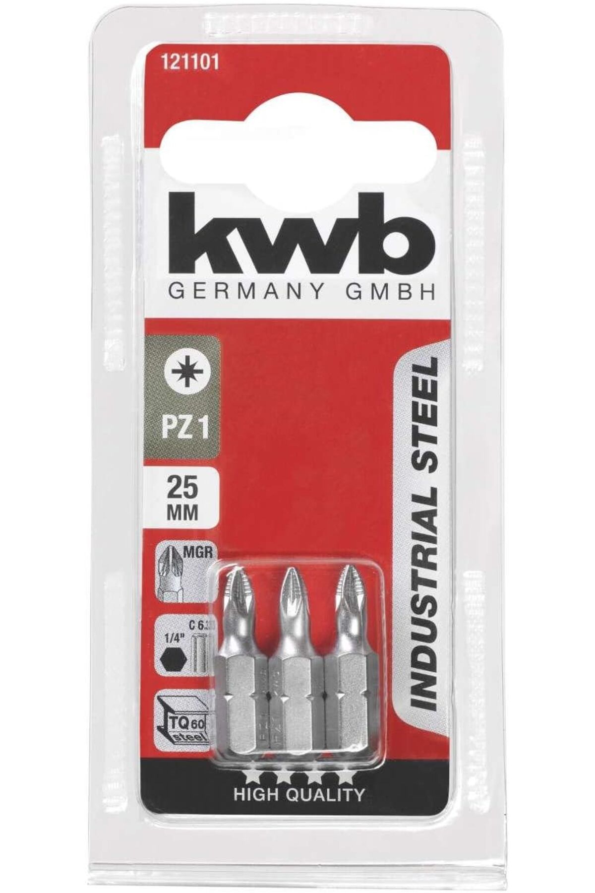 MEGOBİNE WHERE Bits Uç Seti 3 Parça Endüstriyel PZ 2 25 mm ZTML SYFT 1139610