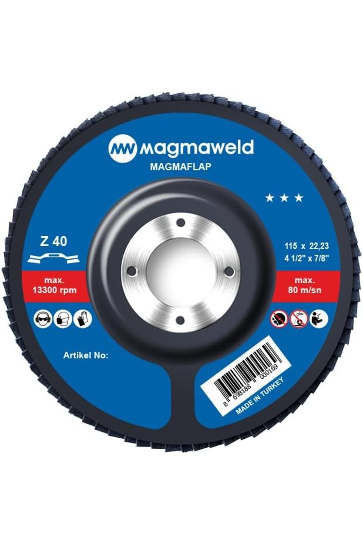 KDROĞLU plamystical Magmaflap 40 Kum-ZR 115x22 mm 10 Adet newing 1139529