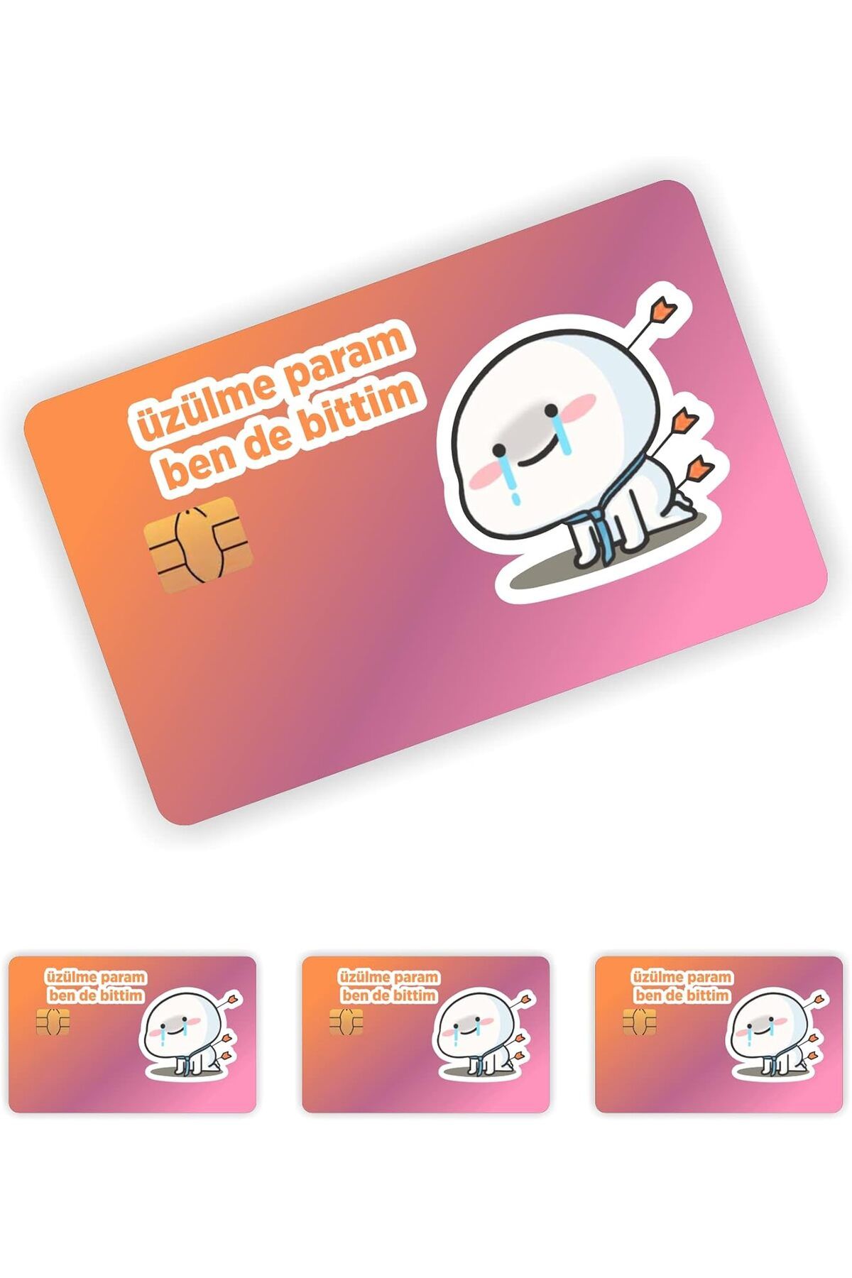 KDROĞLU plamystical Aksesuar 4 Adet Qubby Üzülme Param Kart Kaplama Sticker Kart Etiketi newing 1139529