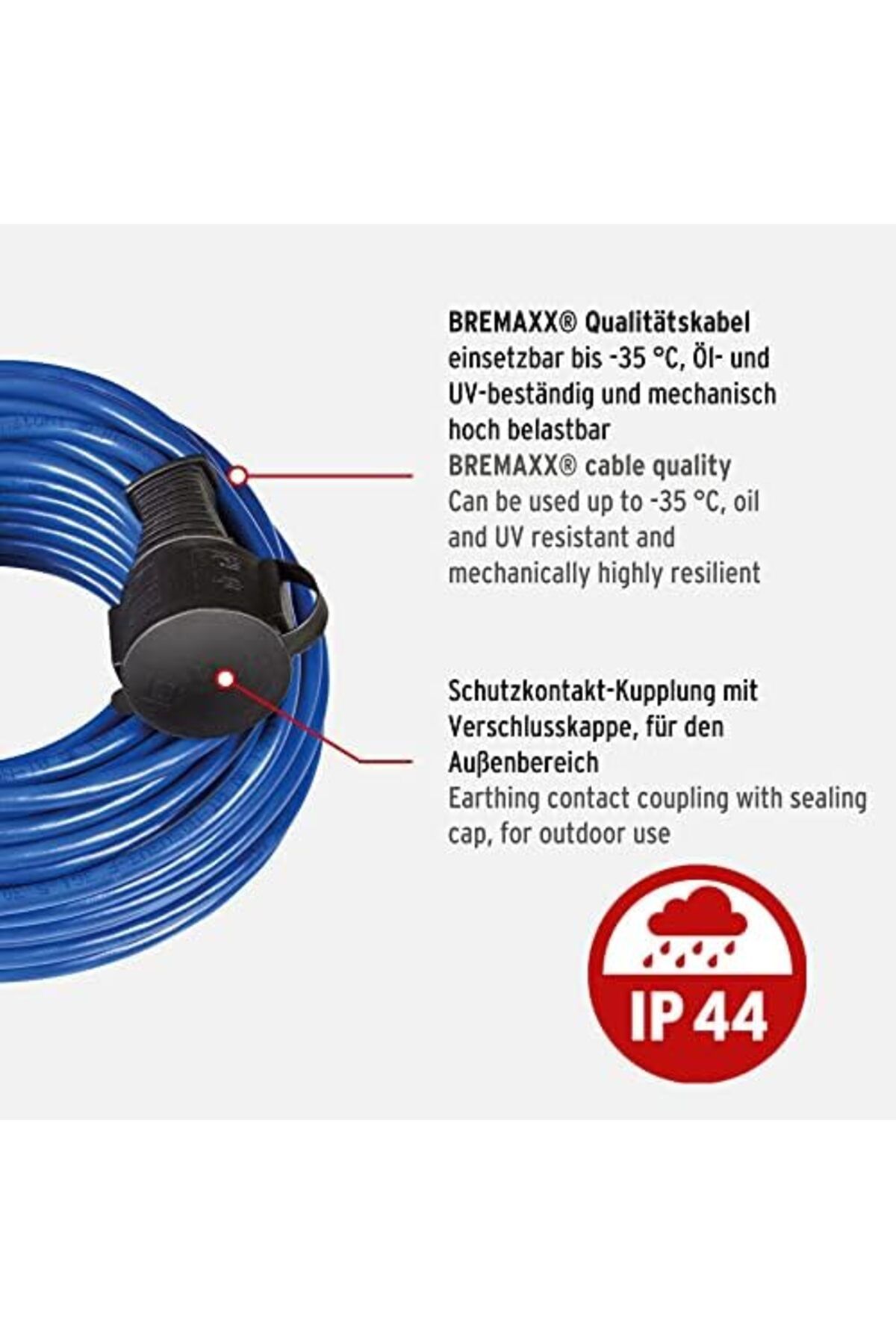 mazıdağı mazzıdağ Bremaxx Uzatma Cable IP44 25M Blue AT-N05V3V3-F 3g1,5 new store 1133631