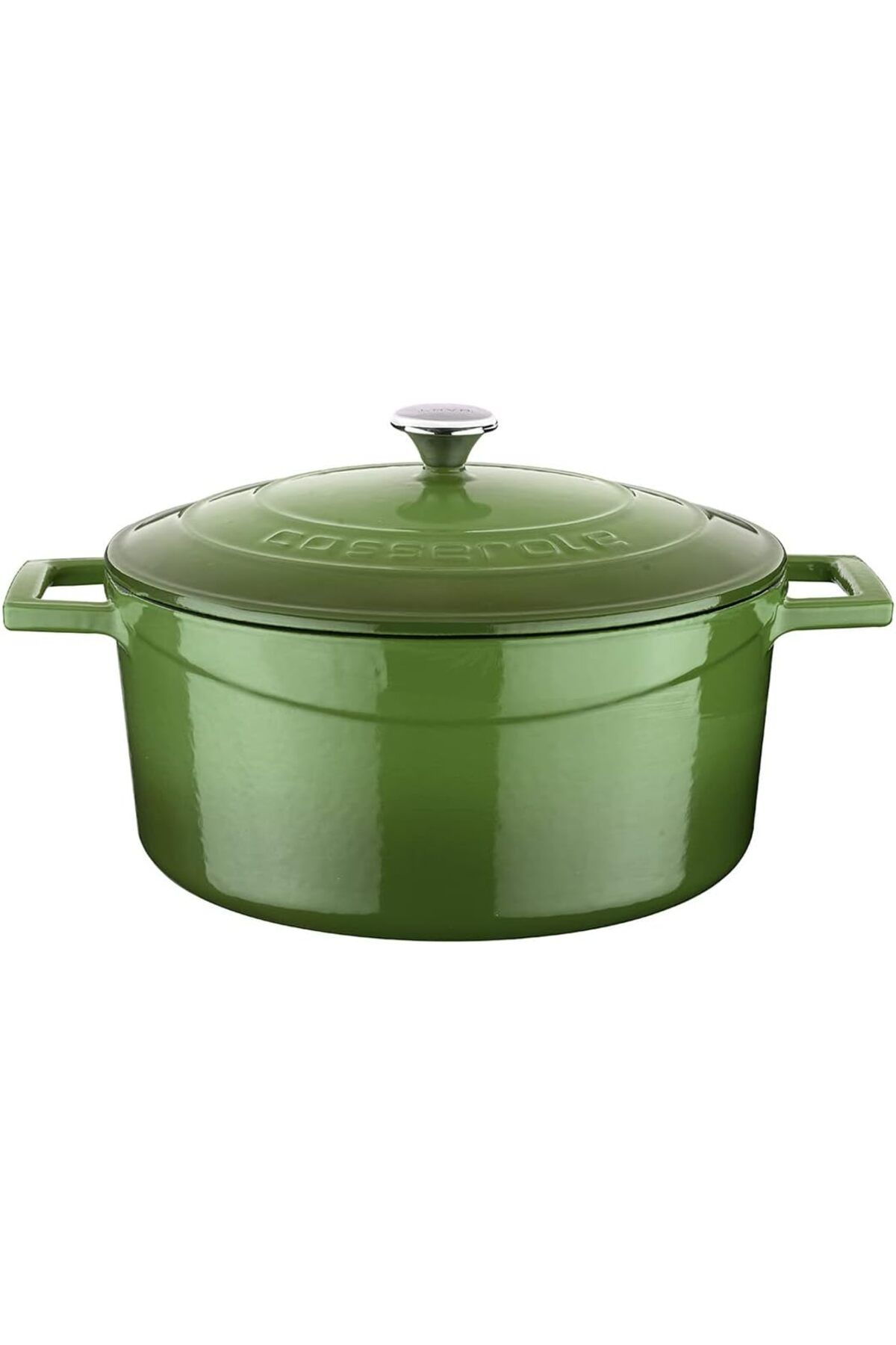 MEGOBİNE WHERE Metal Döküm Yuvarlak Tencere, 24 cm, Yeşil ZTML SYFT 1139610