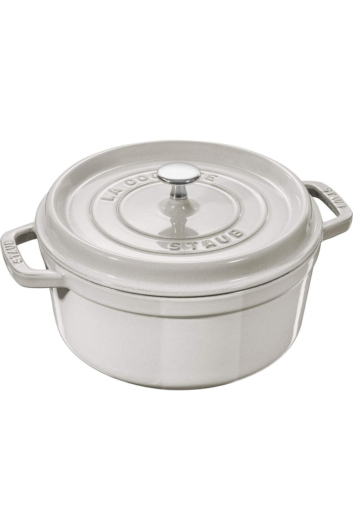 KDROĞLU plamystical La Cocotte Döküm Tencere Yuvarlak 20 cm Trüf Beyaz newing 1139529
