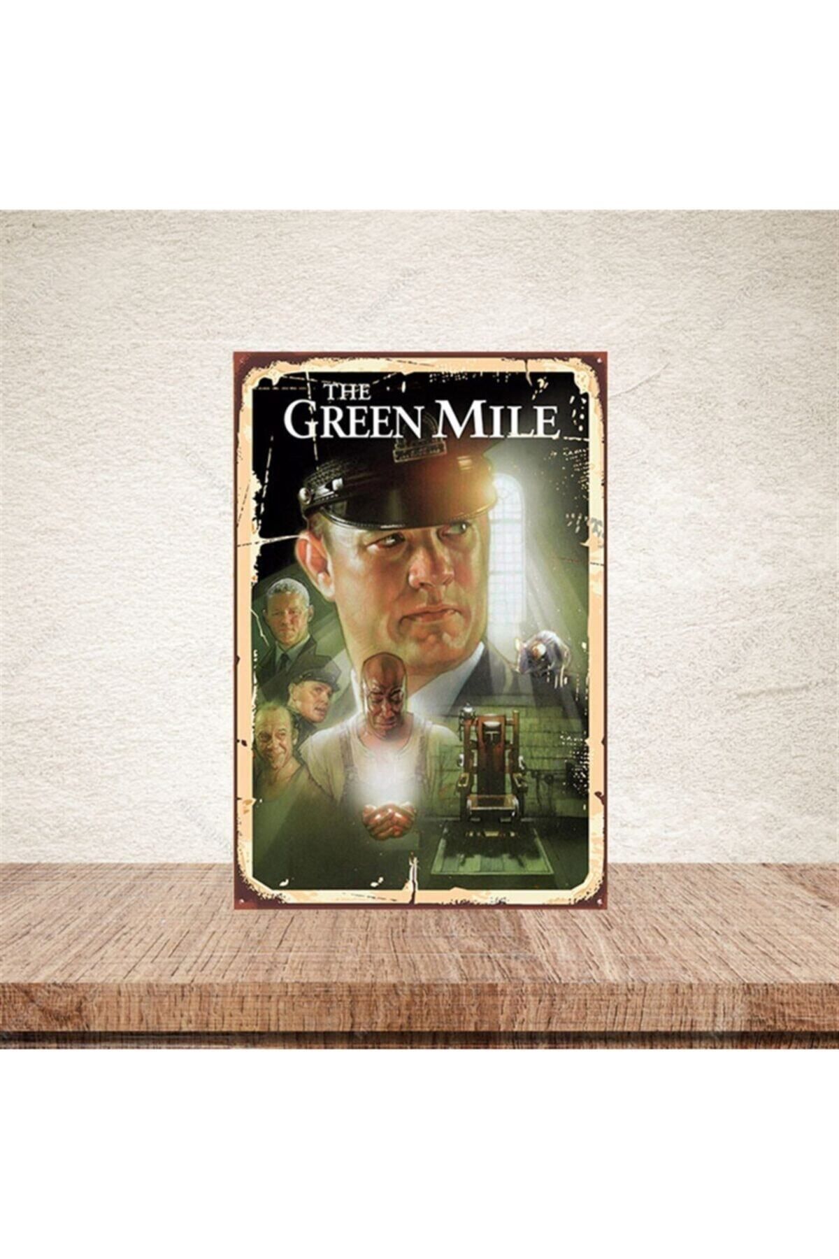 TAKIFİX The Green Mile 20-30 Cm Retro Ahşap Poster