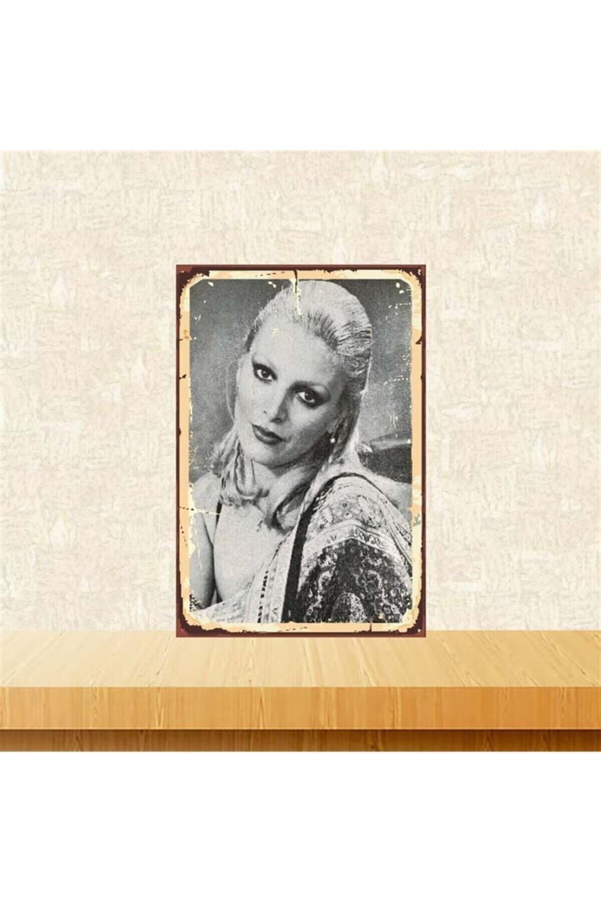 TAKIFİX Ajda Pekkan Retro Ahşap Poster Tkfx3750 20x30 Cm