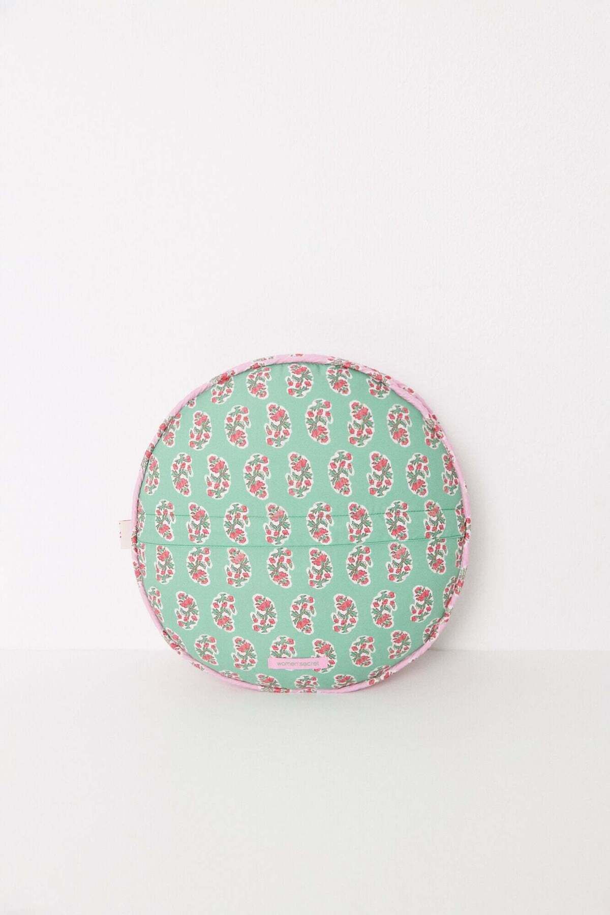 Women'secret-Smiley print round cushion 2