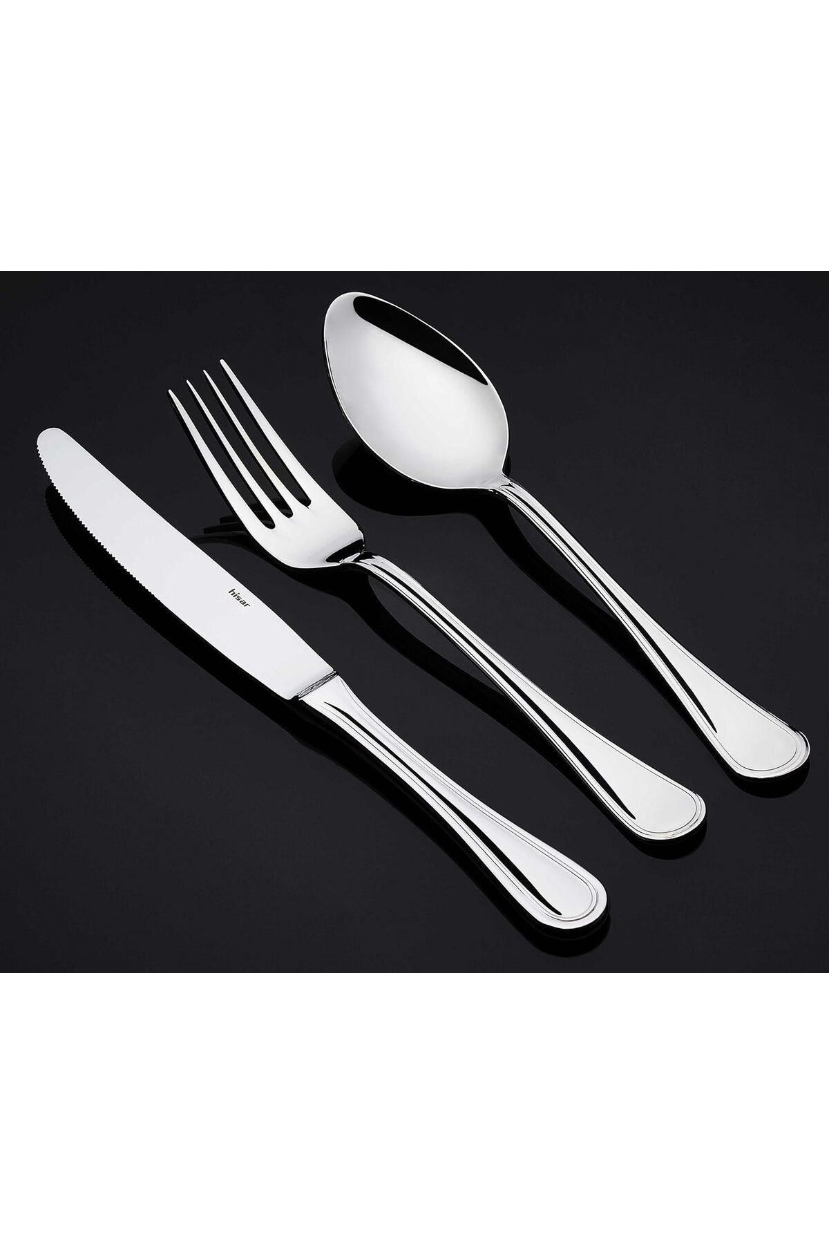 MEGOBİNE WHERE Contour 30 Parça Çelik Yemek 6 Kişilik Çatal Kaşık Bıçak Seti ZTML SYFT 1139610