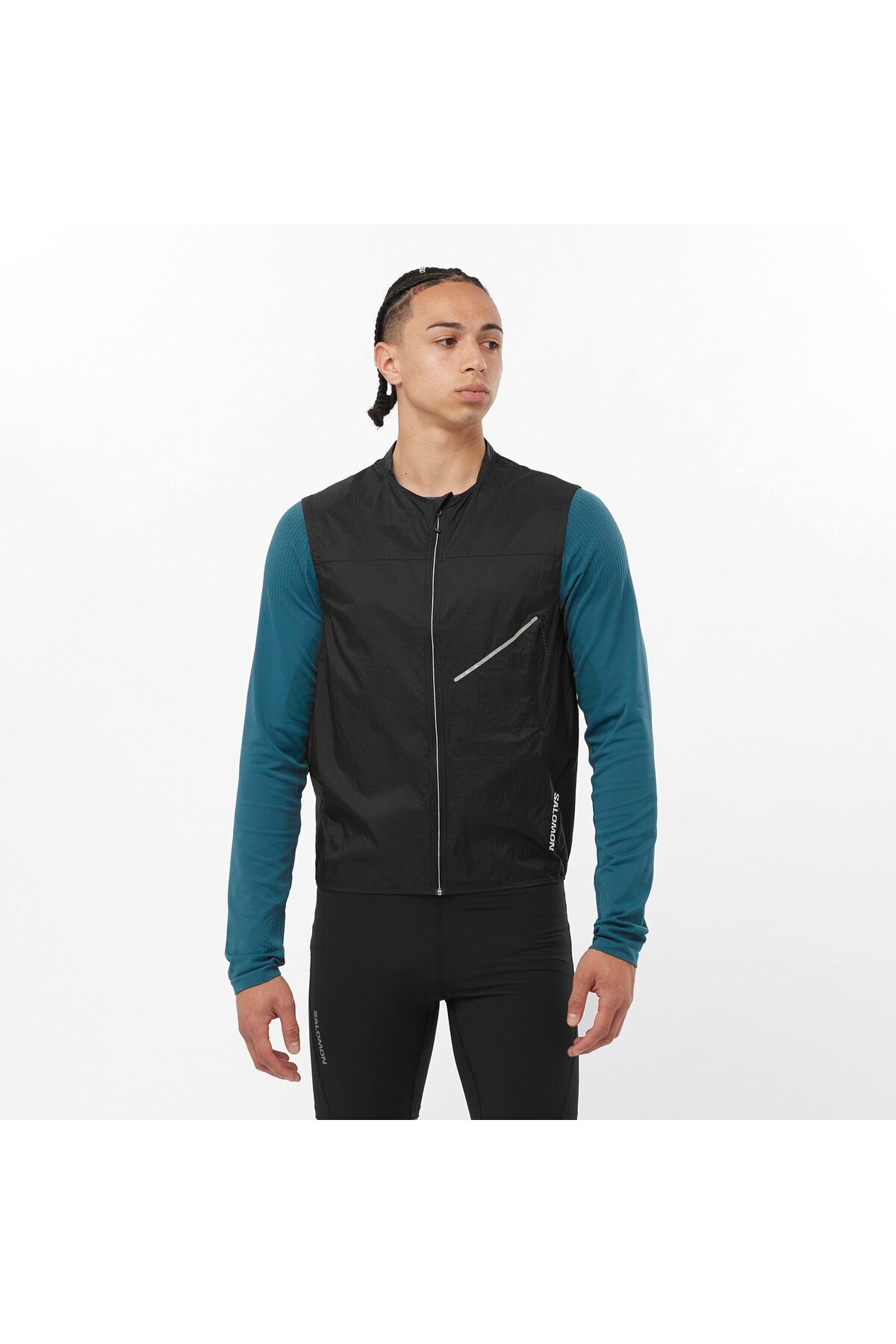 سالومون جلیقه بادگیر مردانه SENSE AERO VEST مشکی LC2191400