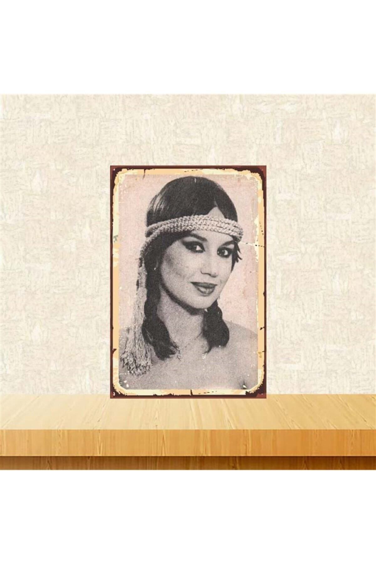 TAKIFİX Sezen Aksu Retro Ahşap Poster 20 30 cm Tkfx3878