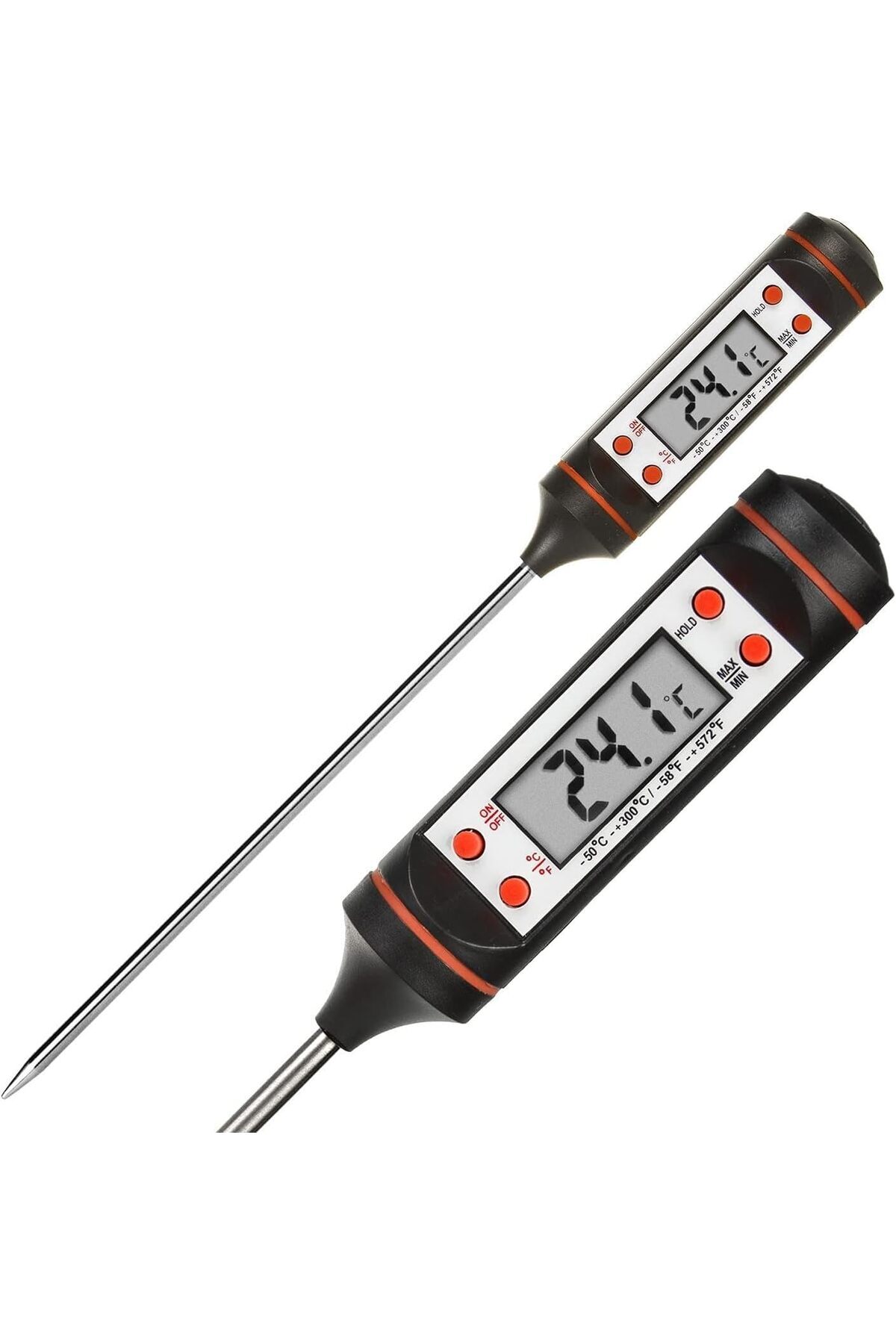 STOREMAX ekn Dijital Ekranlı Mutfak Termometresi Dijital Termometre Sıcaklık Ölçer Et Süt Derece Ölçe