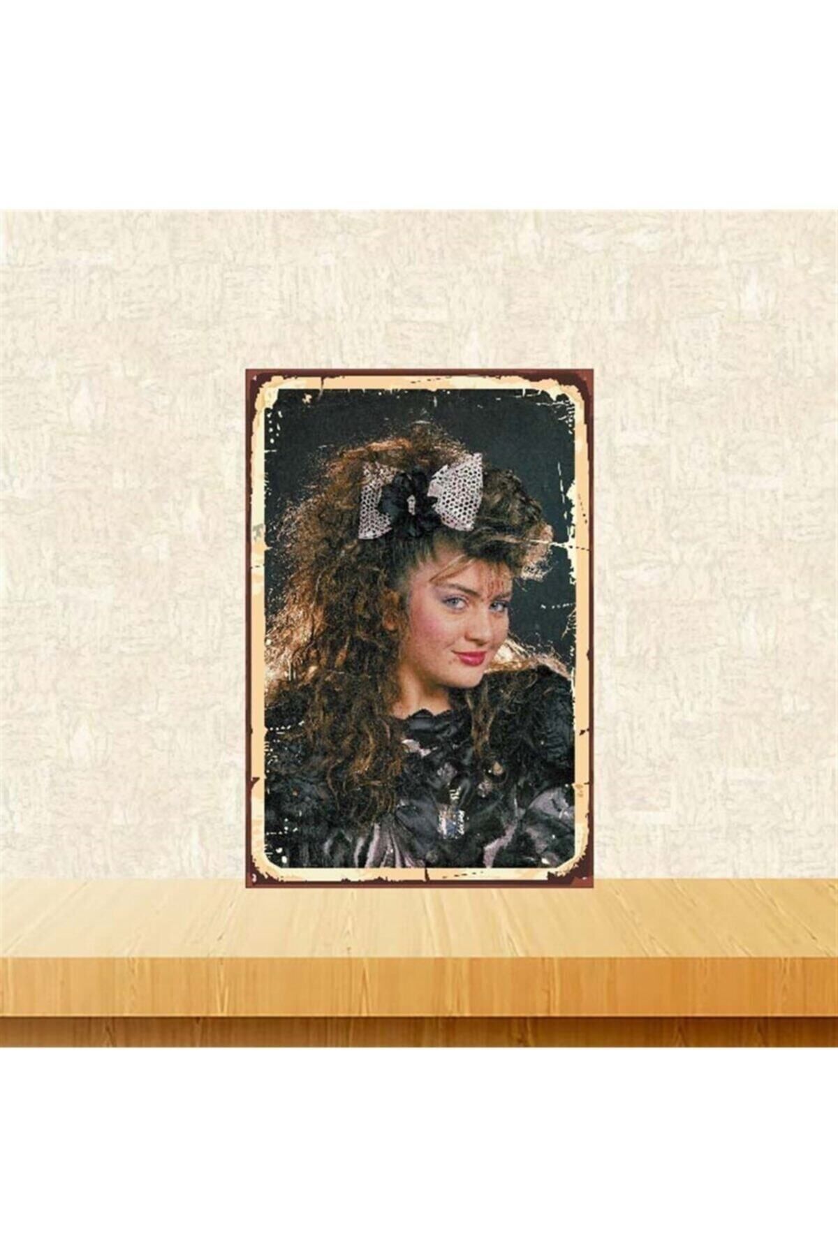 TAKIFİX Sibel Can 20-30 Cm Retro Ahşap Poster Tkfx3920