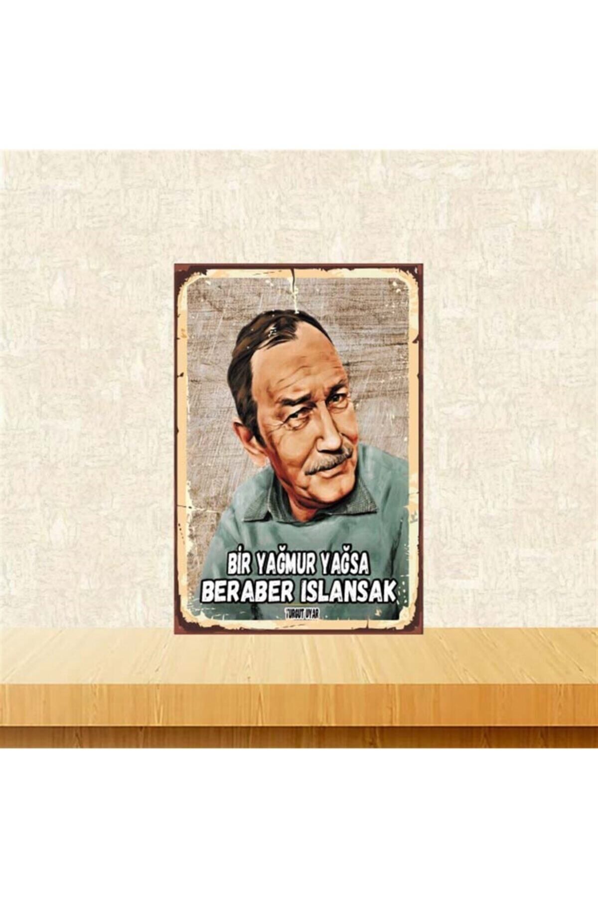 TAKIFİX Retro Ahşap Poster 20-30 cm