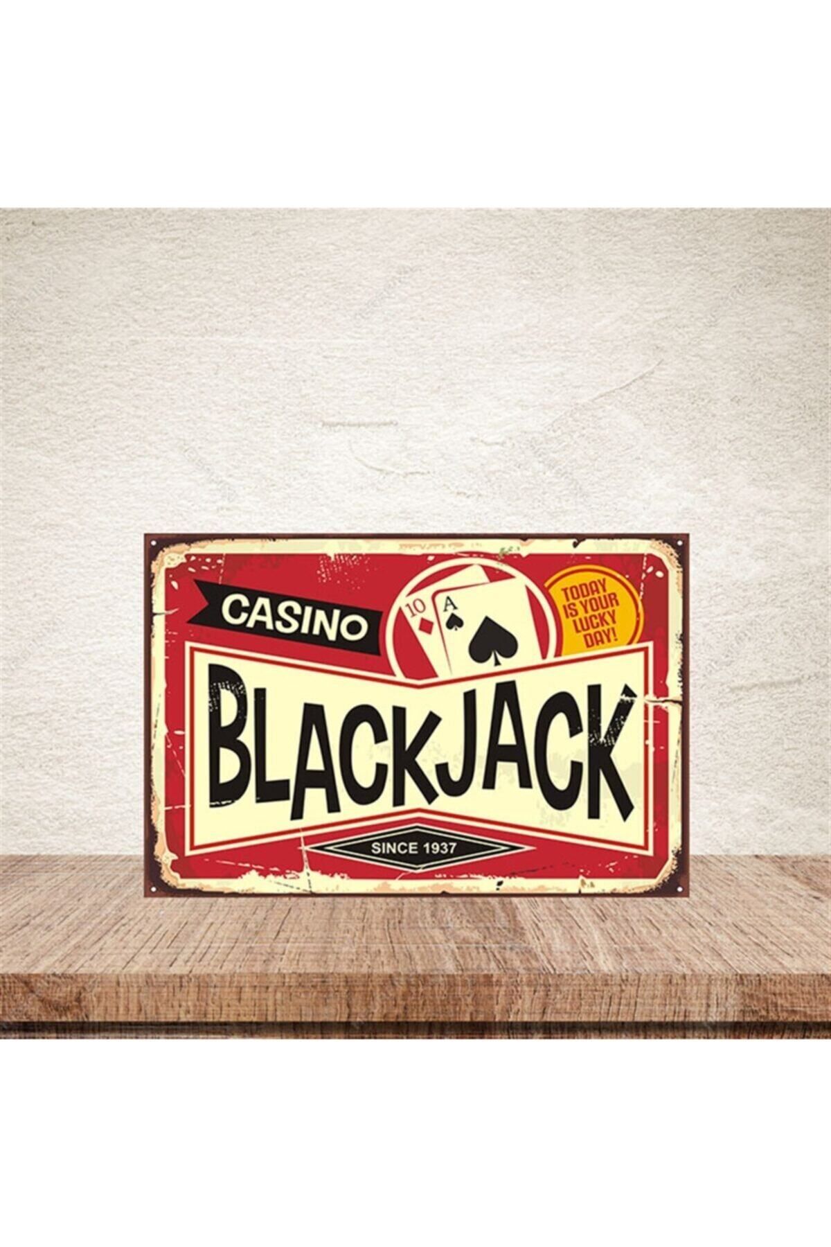 TAKIFİX Black Jack 20-30 cm Retro Ahşap Poster