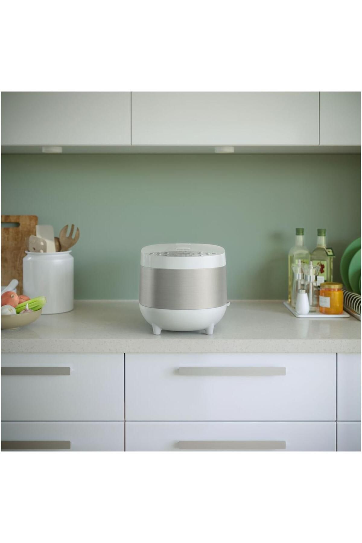 Philips-Multicooker Philips HD4713/40, 2000 W, capacitate 5 l, 60 programe presetate, control temperatura 11