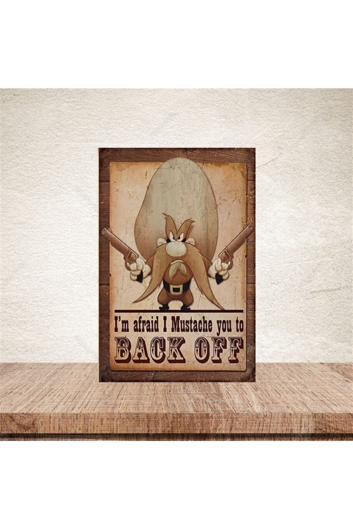 TAKIFİX Yosemite Sam 20-30 cm Retro Ahşap Poster