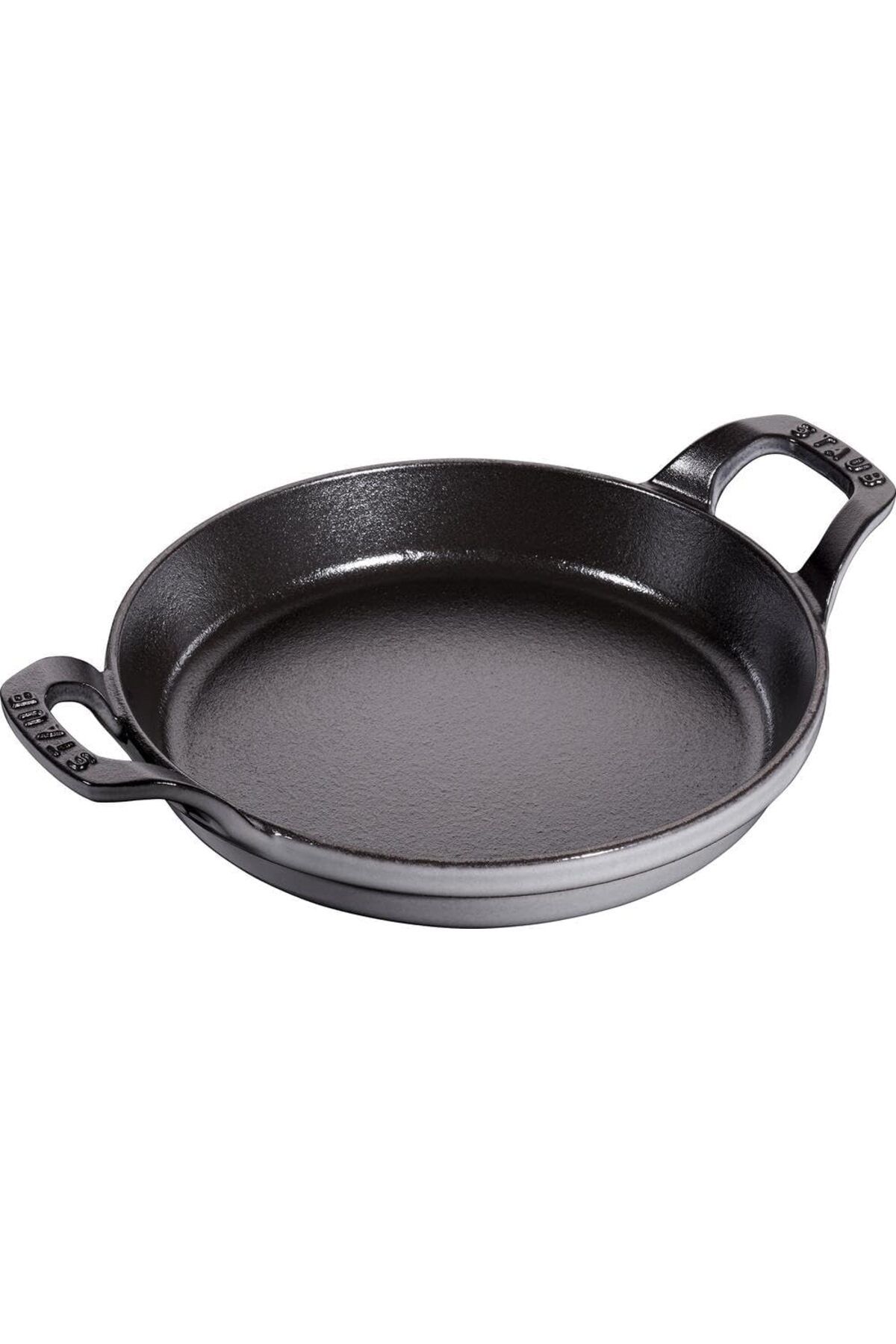 DERİK Derik Toz İstiflenebilir Fırın Kabı, Yuvarlak (20 Cm, 0,75 L İçerisinde Bulunan Mat Siyah Kapl