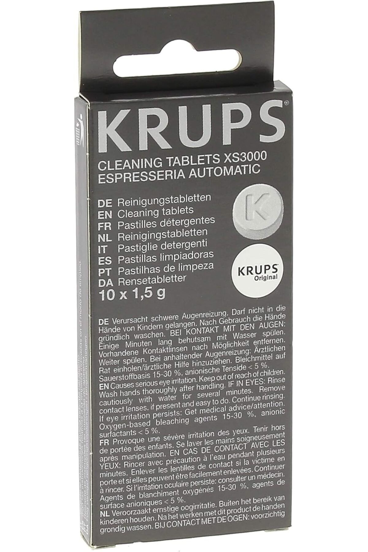 mazıdağı mazzıdağ Temizleme tabletleri XS3000 | tüm Krups kahve makineleri için | 10 adet | hijyenik komp