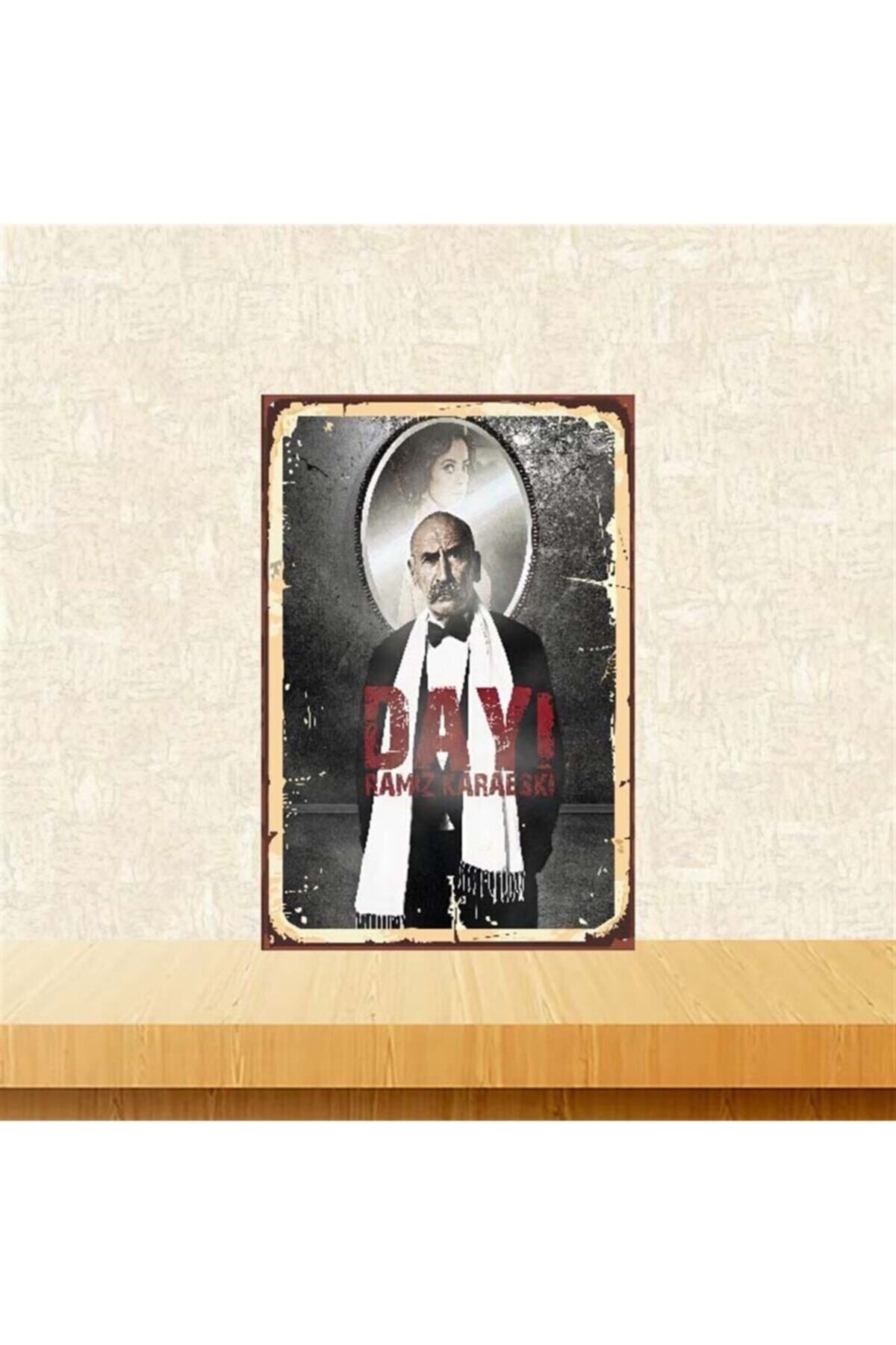 TAKIFİX Ramiz Karaeski 20*30 cm Retro Ahşap Poster