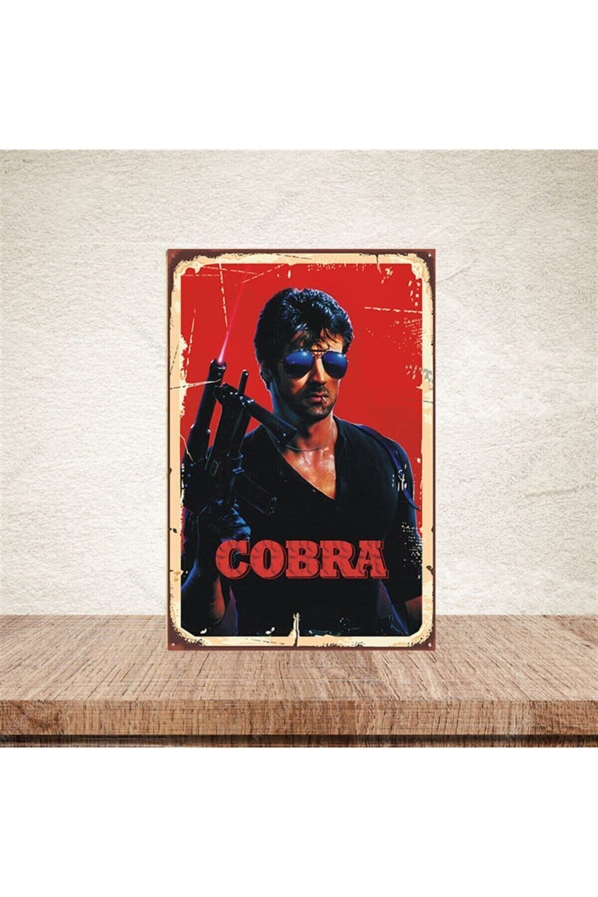 TAKIFİX Cobra 20-30 cm Retro Ahşap Poster