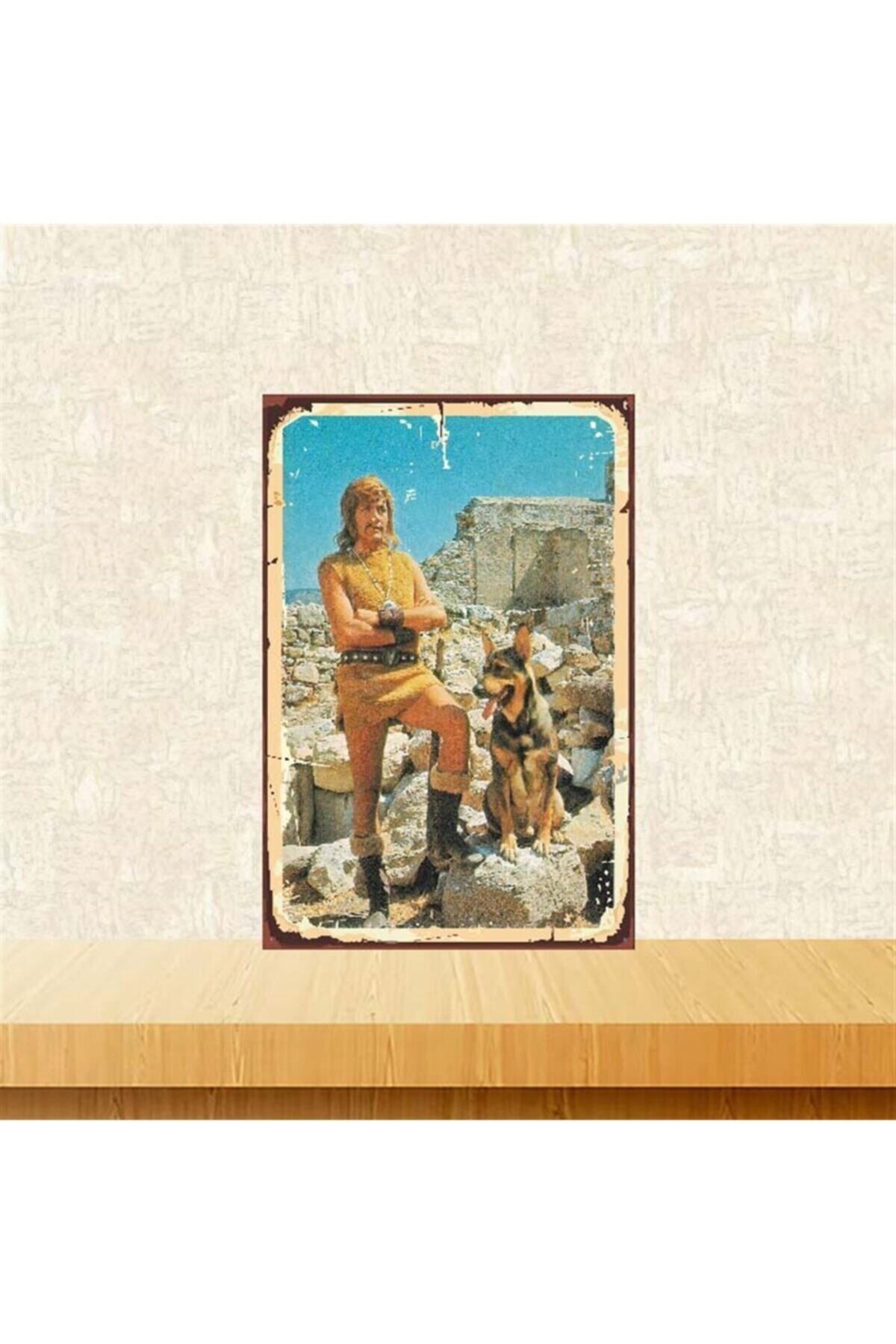 TAKIFİX Tarkan 20-30 Cm Retro Ahşap Poster Tkfx3788