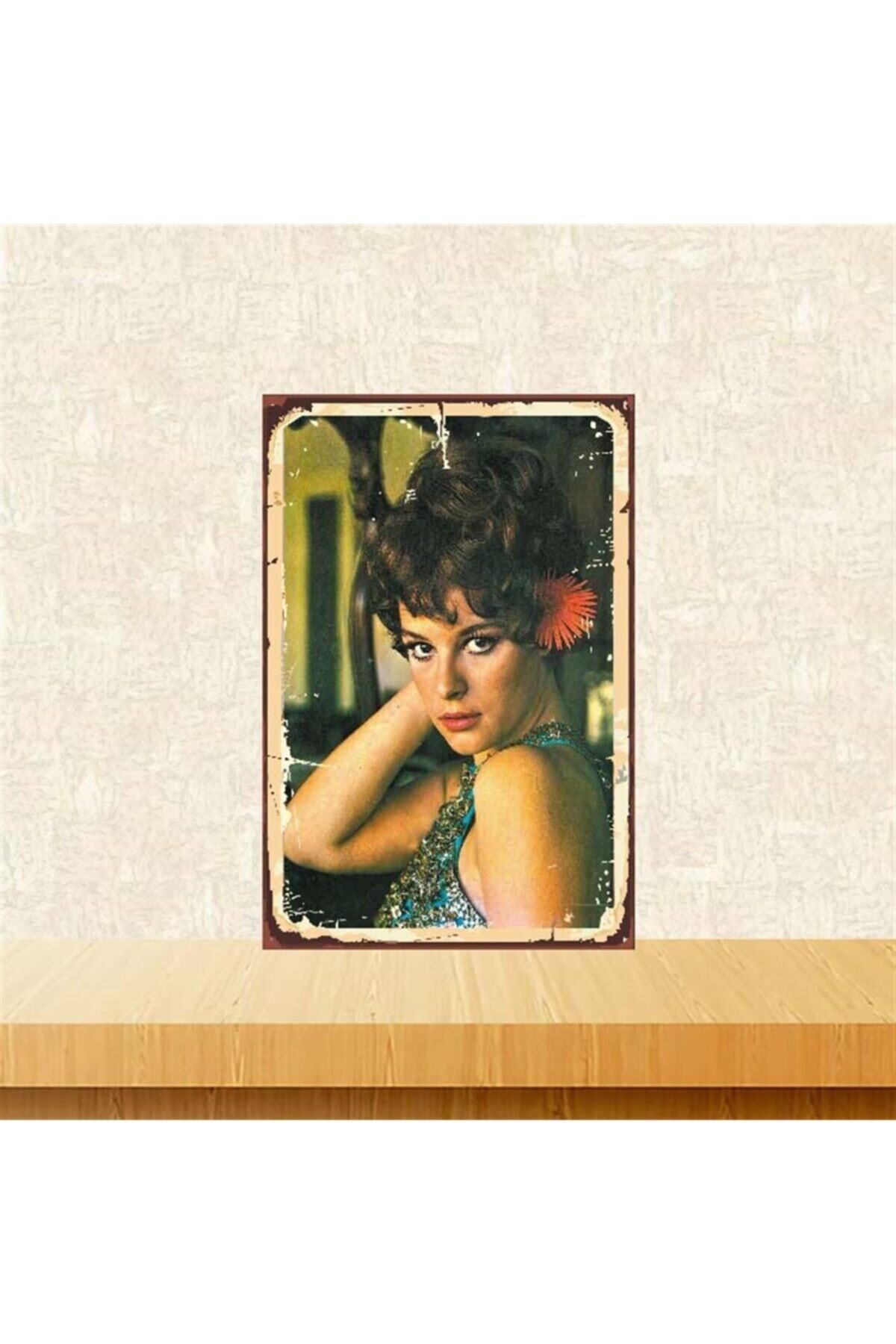 TAKIFİX Hülya Koçyiğit 20-30 cm Retro Ahşap Poster Tkfx3778