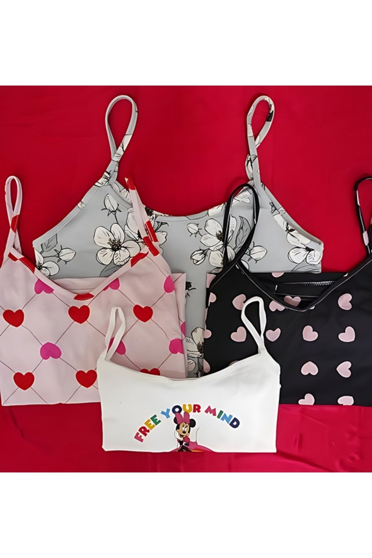 PEMBİŞ HOMEWEAR 4 LÜ CROP Kod:013ER