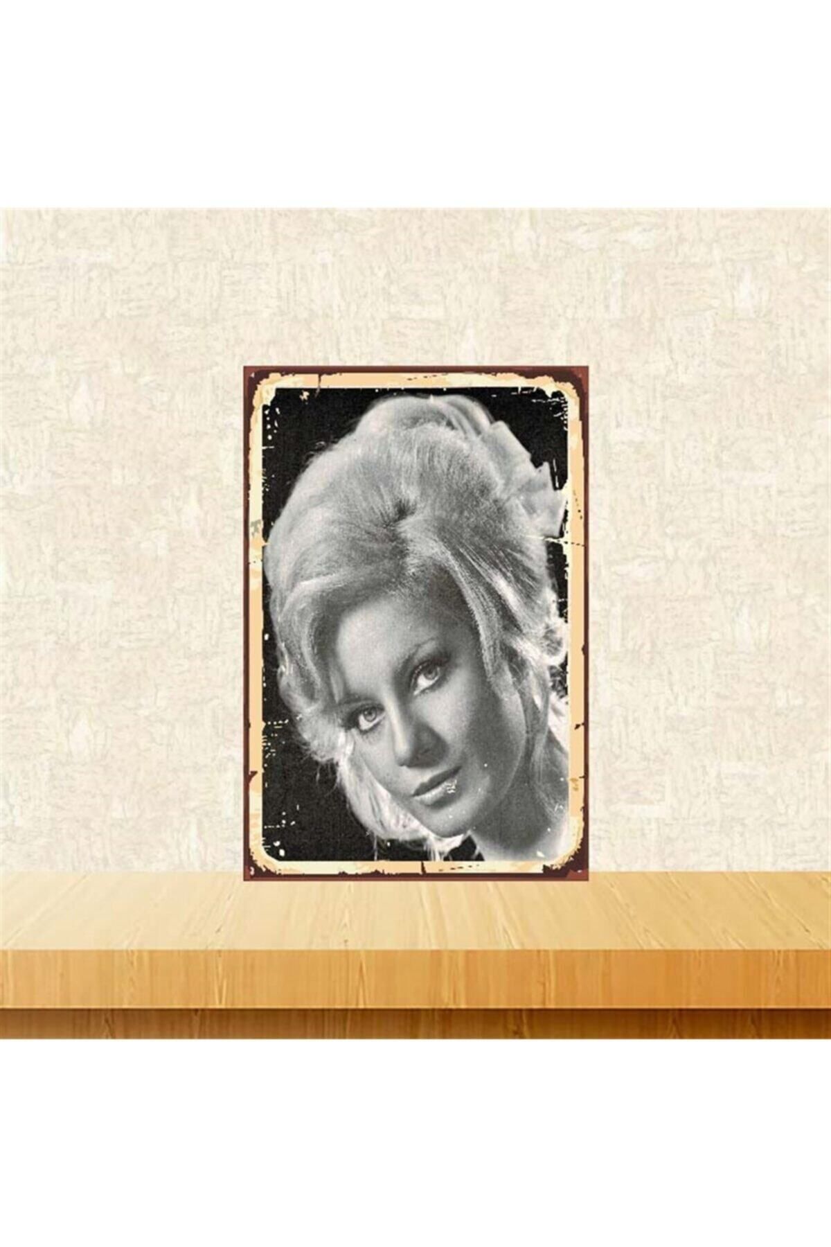 TAKIFİX Emel Sayın Retro Ahşap Poster 20-30 cm