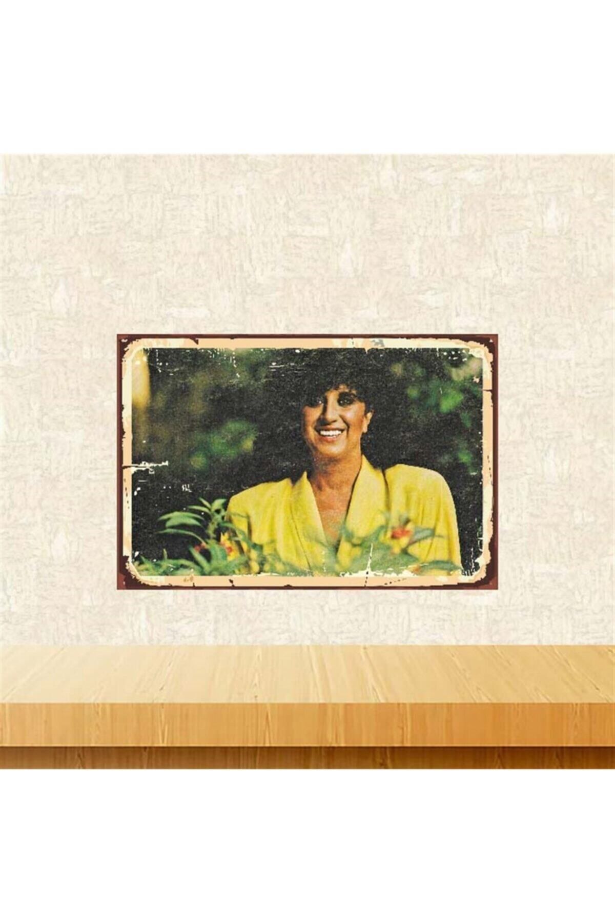 TAKIFİX Perran Kutman 20x30 cm Retro Ahşap Poster Tkfx3957