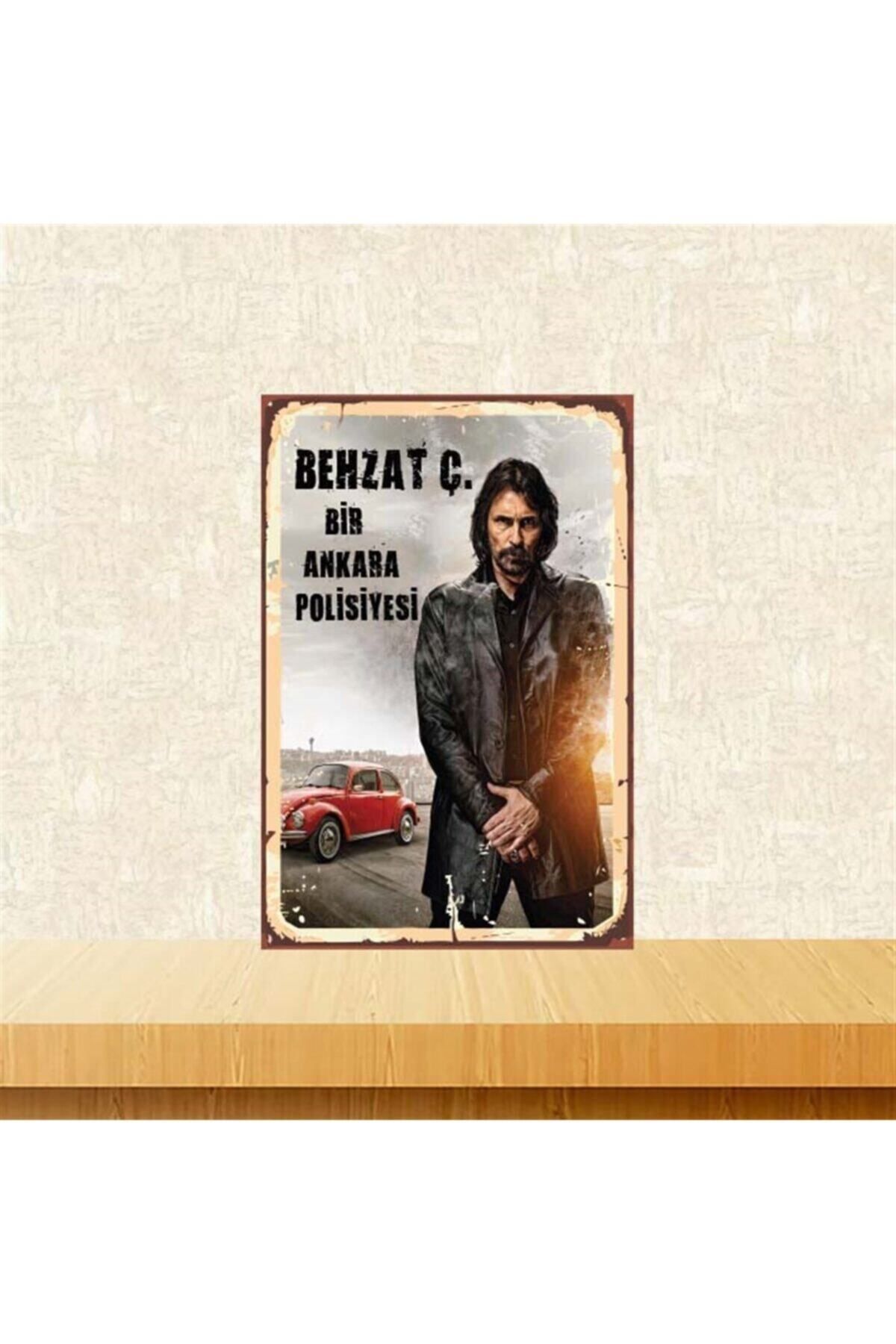 TAKIFİX Behzat Ç. 20-30 cm Retro Ahşap Poster Tkfx4158