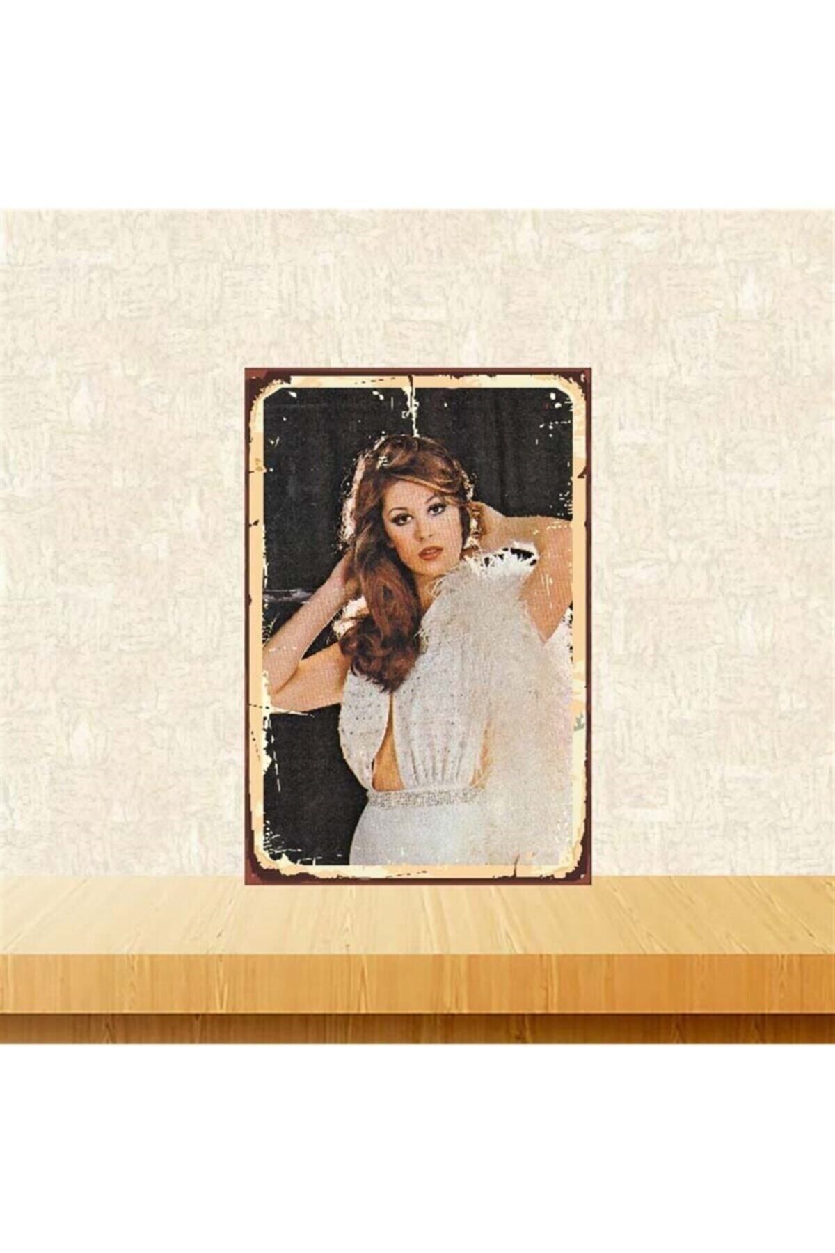 TAKIFİX Gülşen Bubikoğlu 20-30 Cm Retro Ahşap Poster Tkfx3825