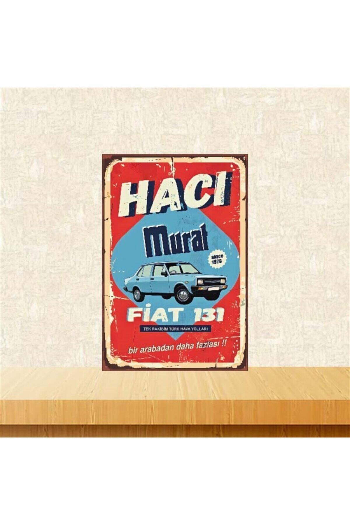 TAKIFİX Hacı Murat Retro Ahşap Poster 20-30 Cm