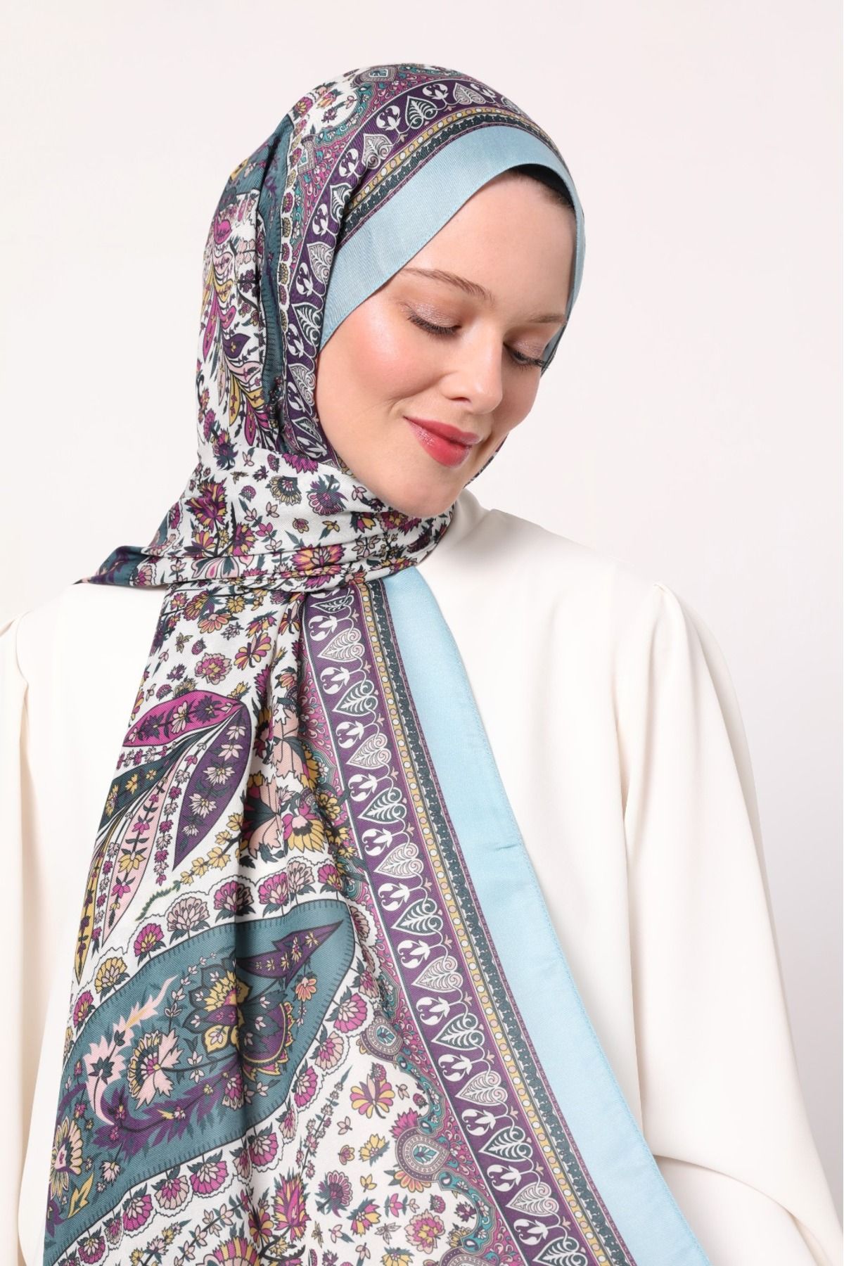 Bonjela DİGİTAL SOFT ETNİK DESEN SAL