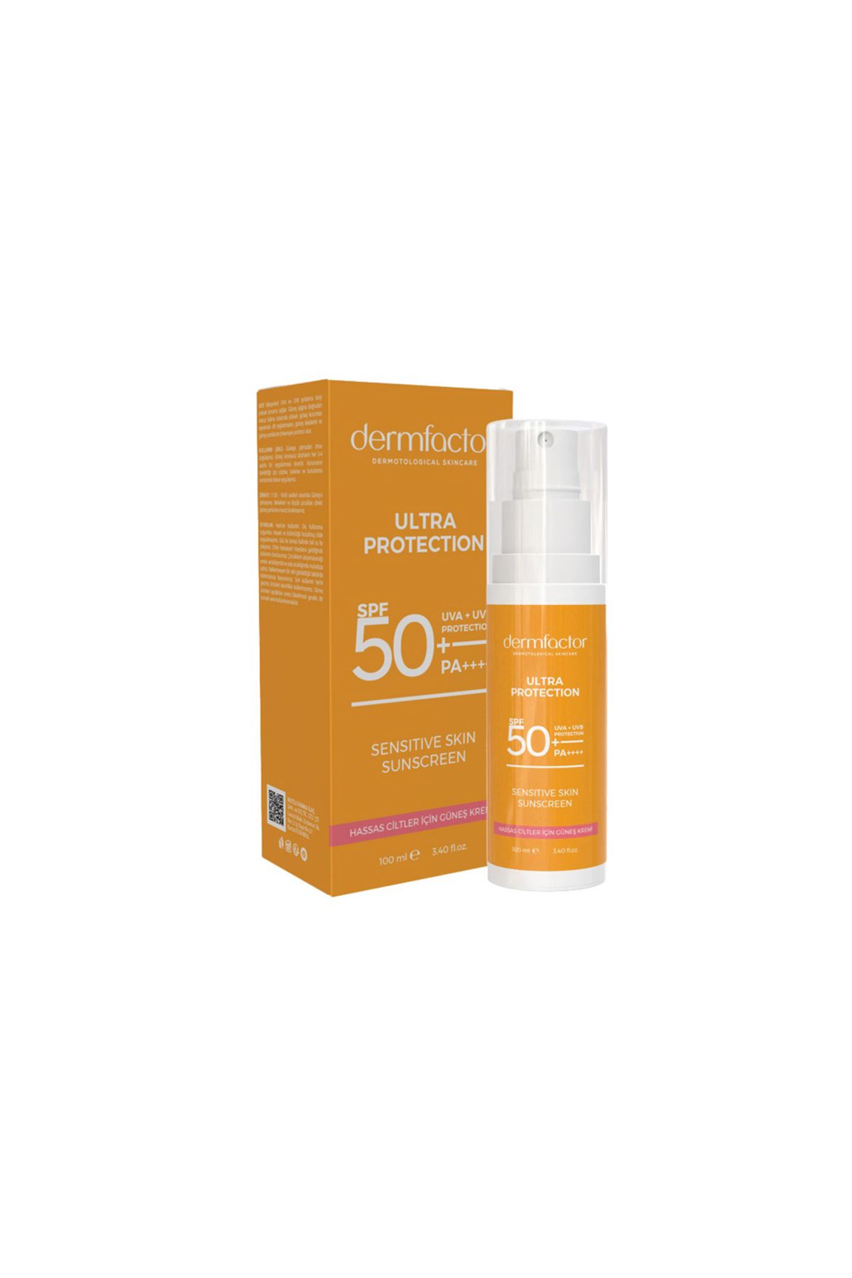 DERMFACTOR Hassas Cilt Tipleri İçin Güneş Kremi 50spf 120 ml